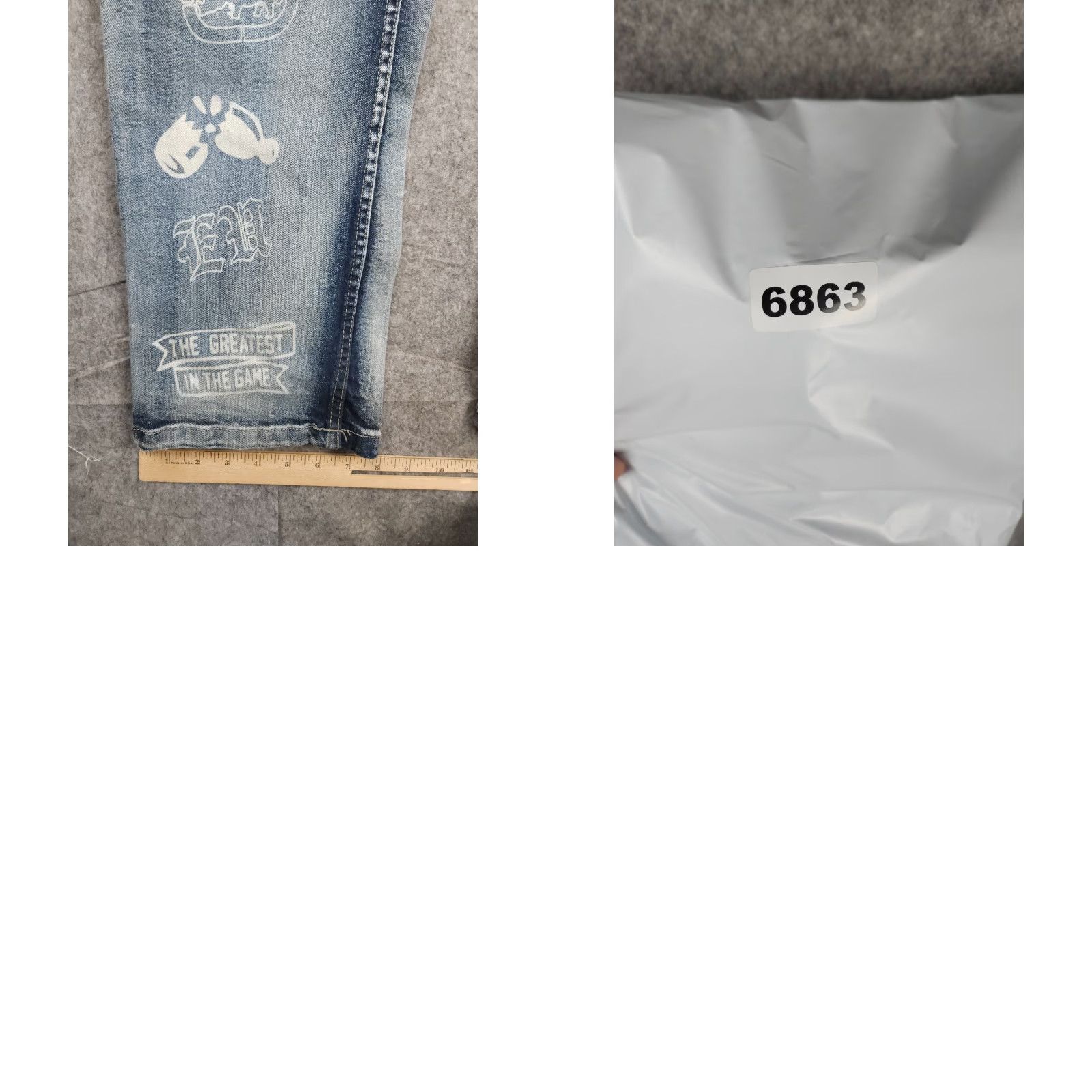 Ecko Unltd. VINTAGE Ecko Unltd. Jeans Men's 35 Athletic Fit 5-Pocket Denim Blue Skull Graphic 90s Streetwear Skateboarding Boys Mens Girls? Size US 35 - 8 Thumbnail