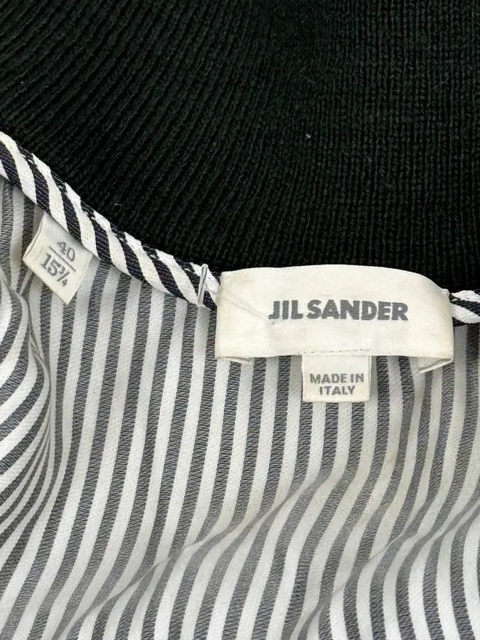 Jil Sander AW2015 Jil Sander Black & White Striped Light Zip-Up Jacket Size US M / EU 48-50 / 2 - 10 Thumbnail