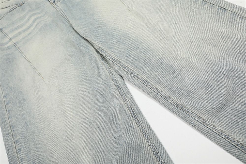 Jean Men's vintage street washed distressed jeans Size US 32 / EU 48 - 5 Thumbnail