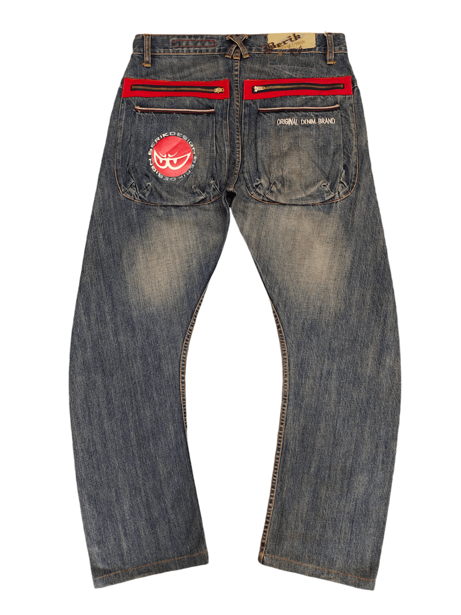 Hysteric Glamour Vintage Y2k Berik Design 3D Pocket Curve Denim Jeans Size US 32 / EU 48 - 1 Thumbnail