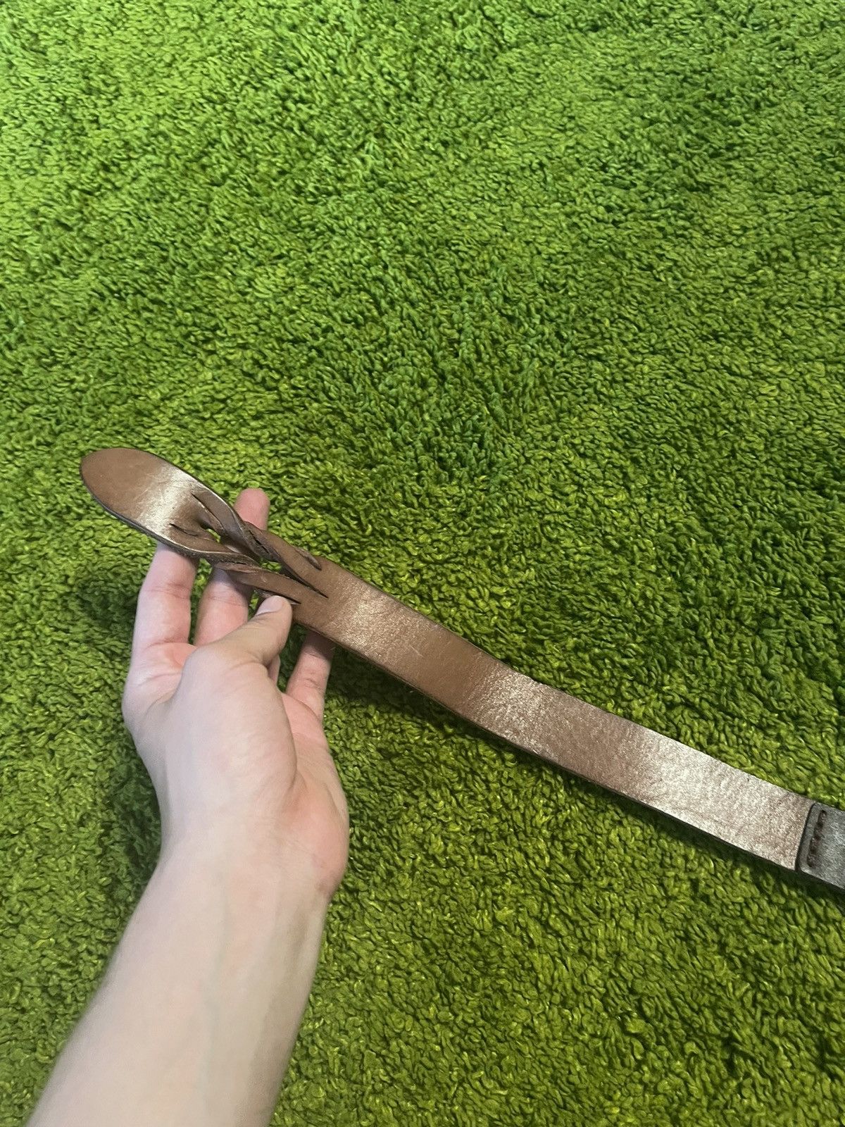 Cowboy Equipment × Gap × Genuine Leather Gap western cowboy style real leather Y2K belt Size 34 - 4 Thumbnail