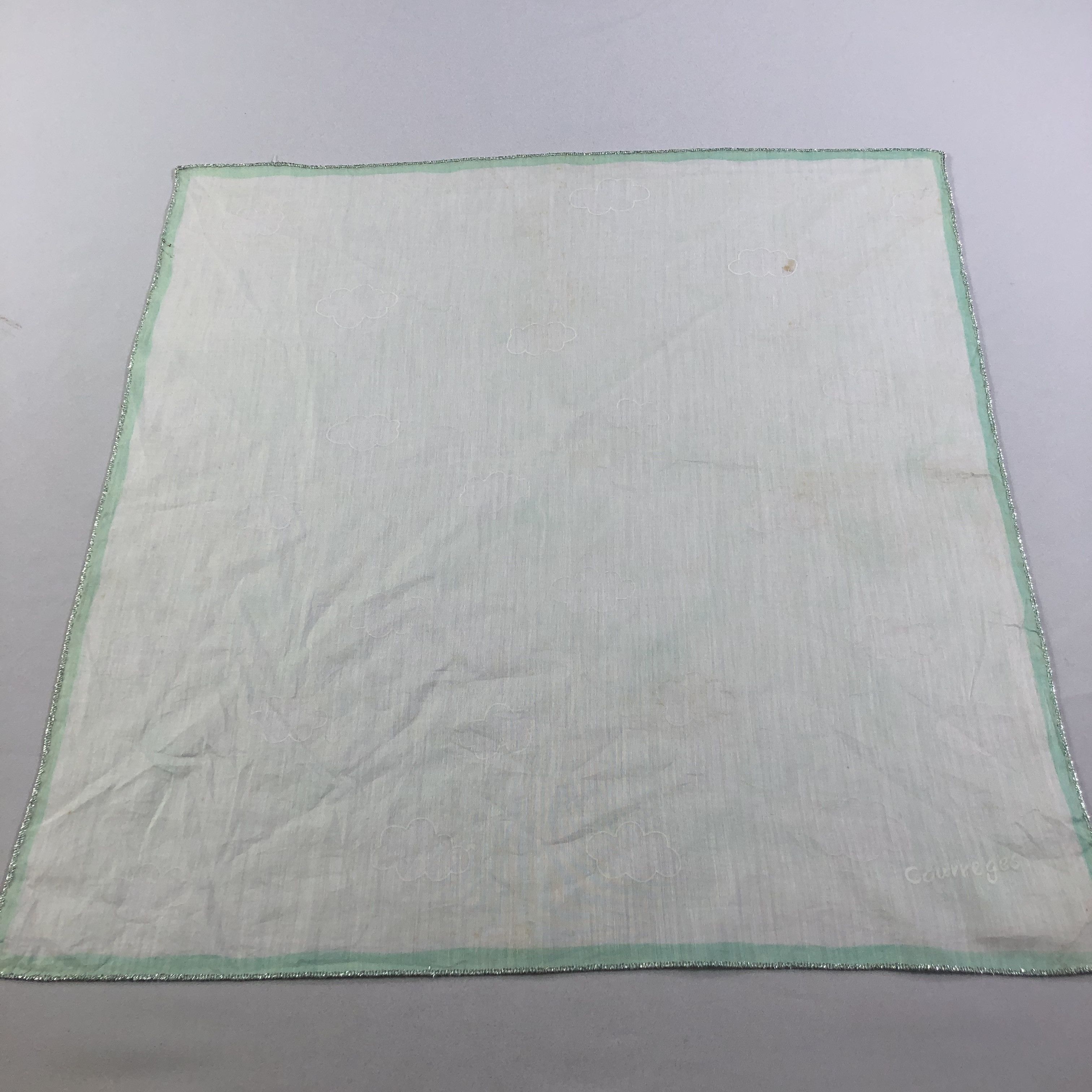 Courreges Courreges Clouds Handkerchief Neckerchief Bandana H1540 Size ONE SIZE - 2 Thumbnail