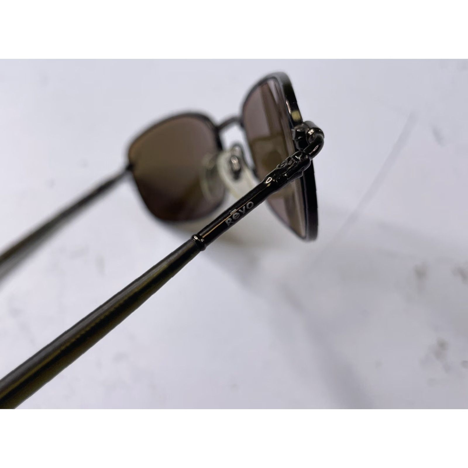 Vintage REVO Sunglasses RE 3013 081-S/61 Polarized Bronze Frame Made In Italy Men Size ONE SIZE - 4 Thumbnail