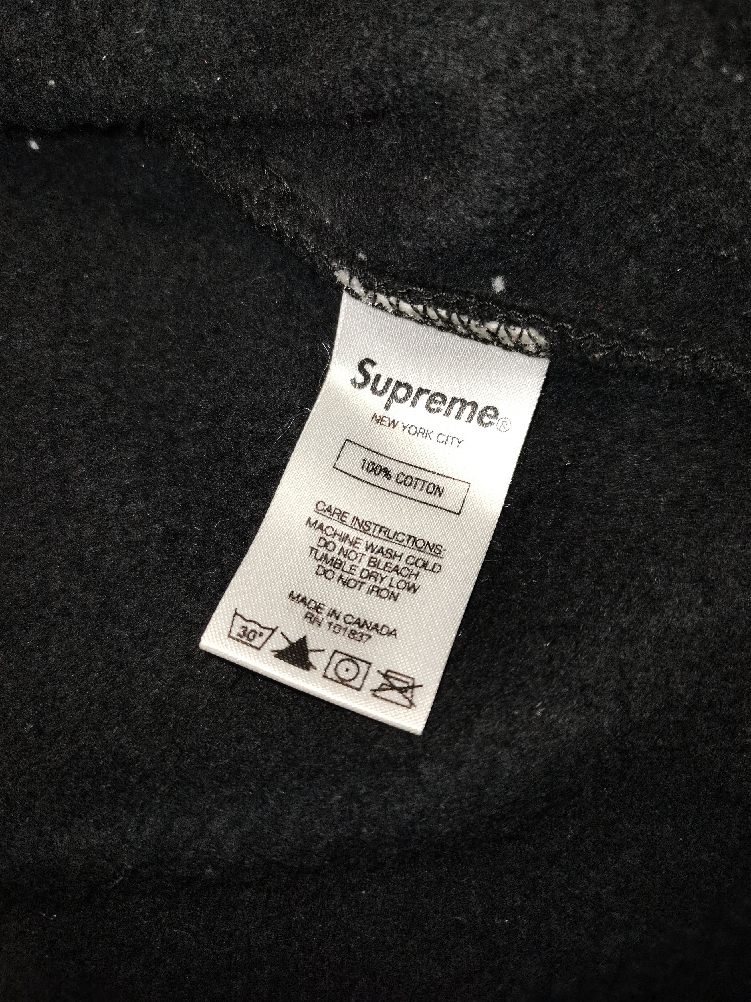 Supreme Supreme text stripe zip up hoodie Size US M / EU 48-50 / 2 - 11 Thumbnail