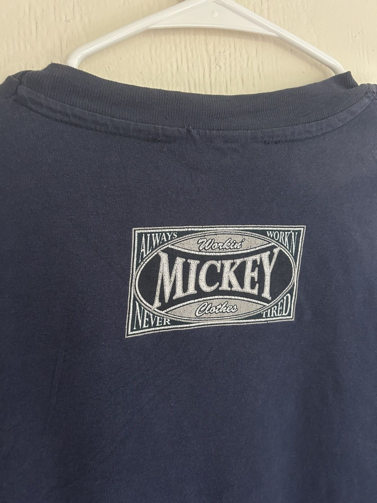 Mickey Mouse Mickey Mouse Workin’ Clothes Always Work’n Never Tired Tee Size US XXL / EU 58 / 5 - 6 Thumbnail