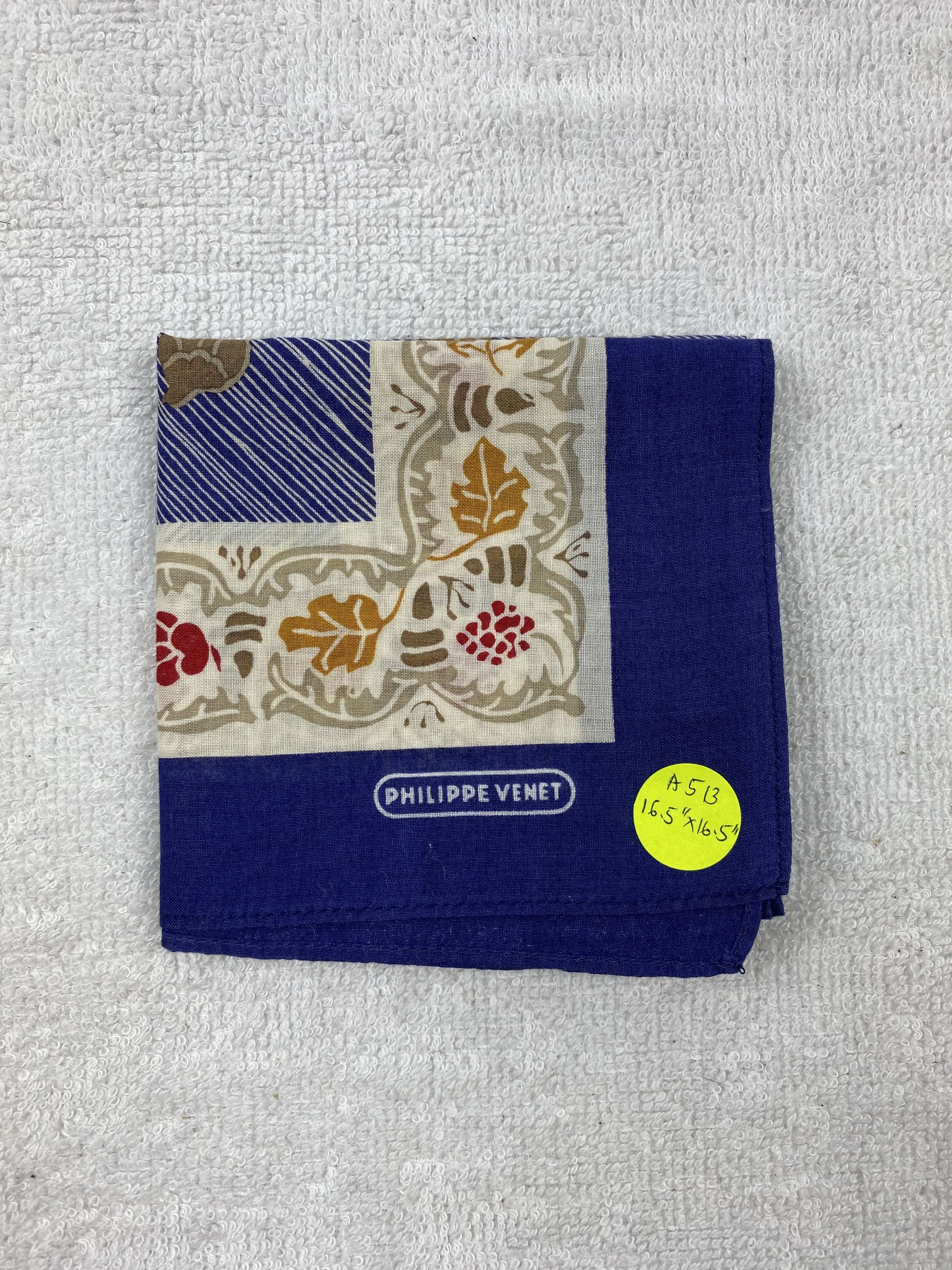 Vintage Philippe Venet Handkerchief / Bandana / Neckerchief Size ONE SIZE - 6 Thumbnail