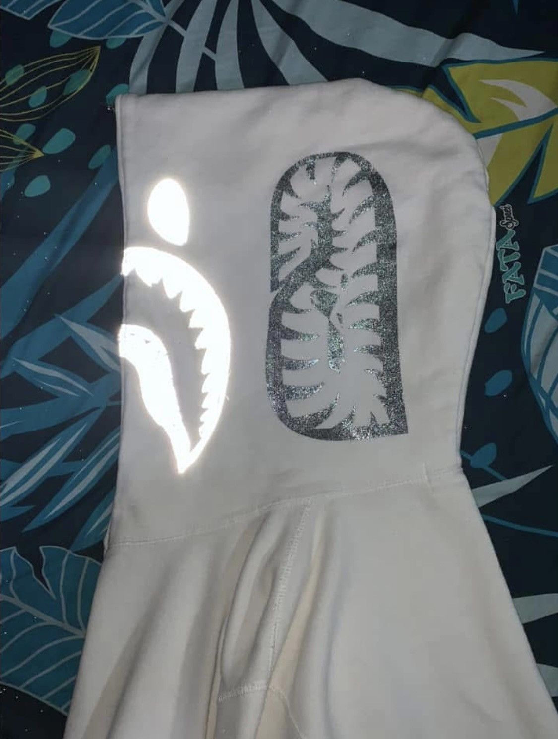 Bape Reflective Shark Full Zip Hoodie Size US L / EU 52-54 / 3 - 3 Thumbnail