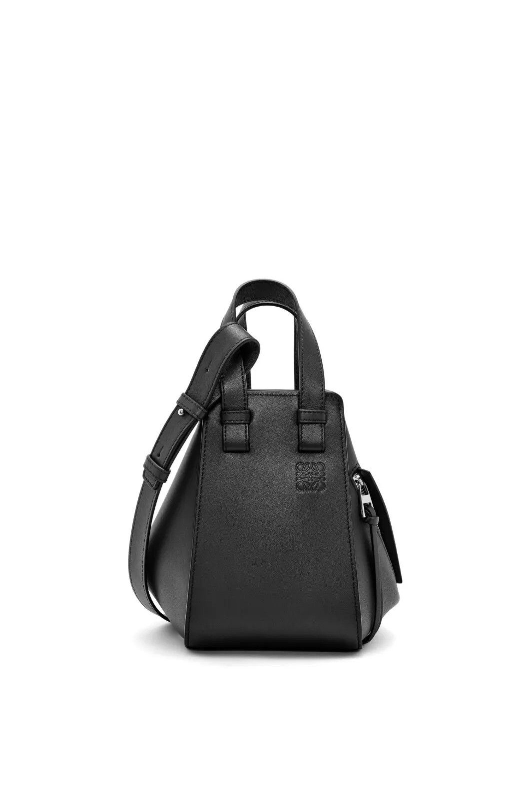 Loewe LOEWE Hammock Compact Black Leather Handbag Authentic Size ONE SIZE - 1 Thumbnail