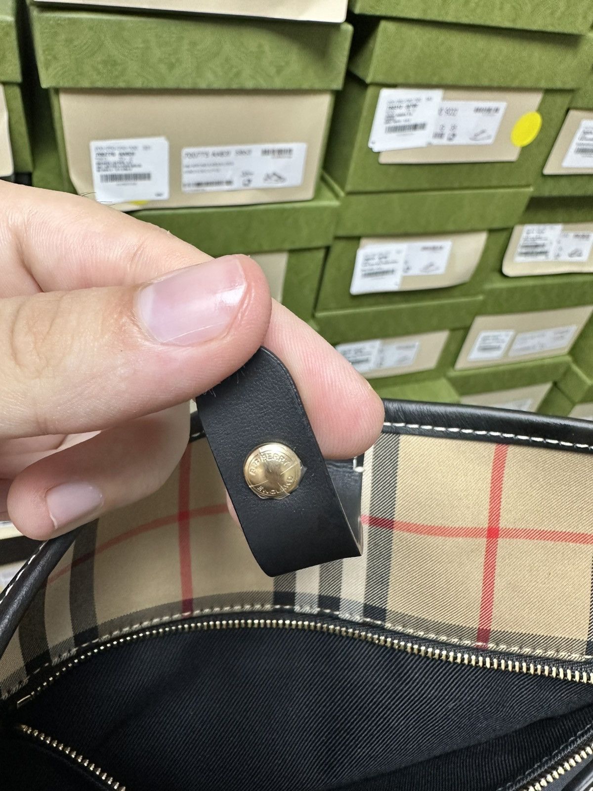 Burberry BURBERRY ASHBY CHECK CANVAS Size ONE SIZE - 13 Thumbnail