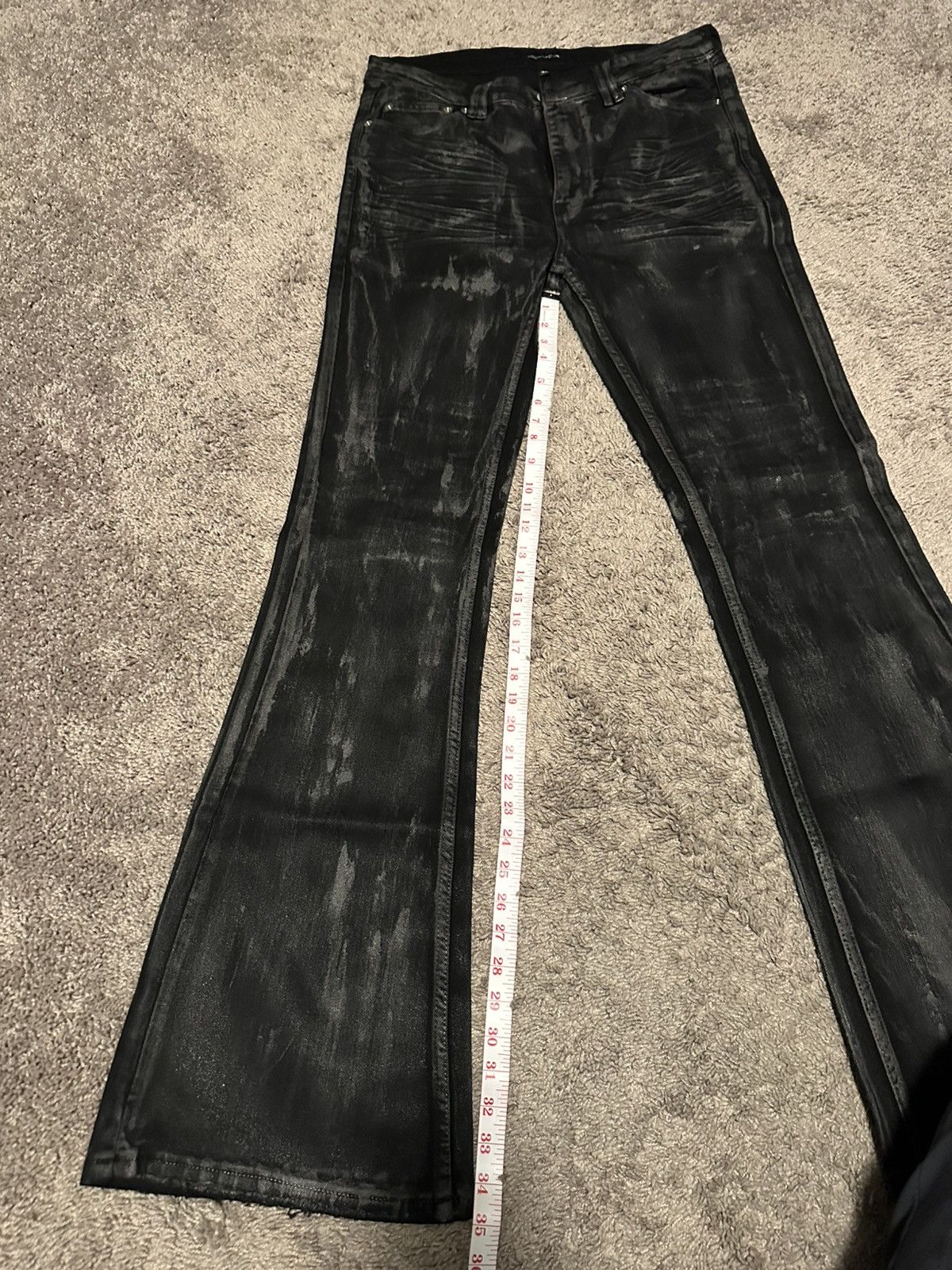 Other Black Flared Denim Size US 34 / EU 50 - 7 Thumbnail