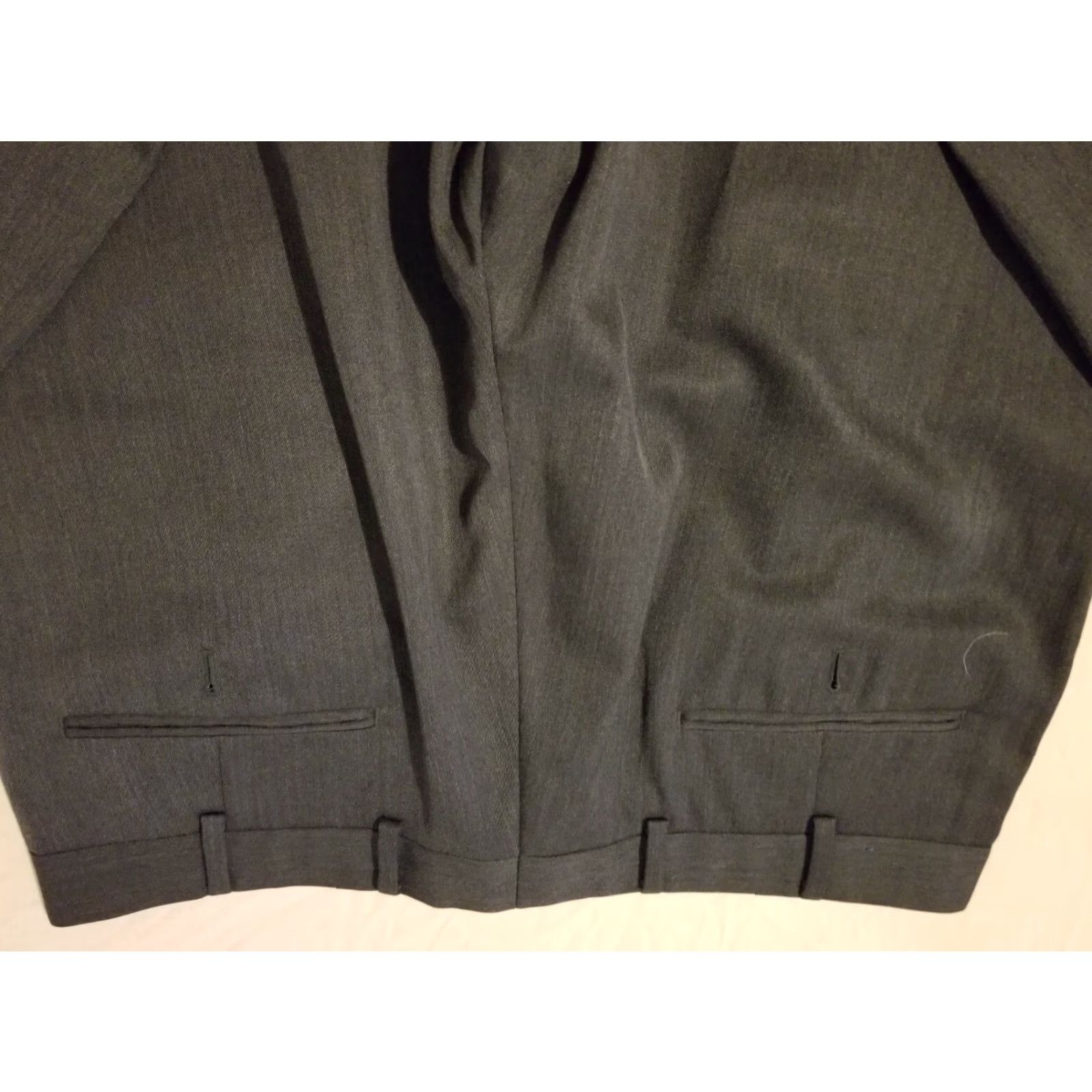 Brooks Brothers VINTAGE Brooks Brothers Mens Dress Pants Wool Gray 37x30 37x30 Regular Chino Twill? Size US 37 - 2 Thumbnail
