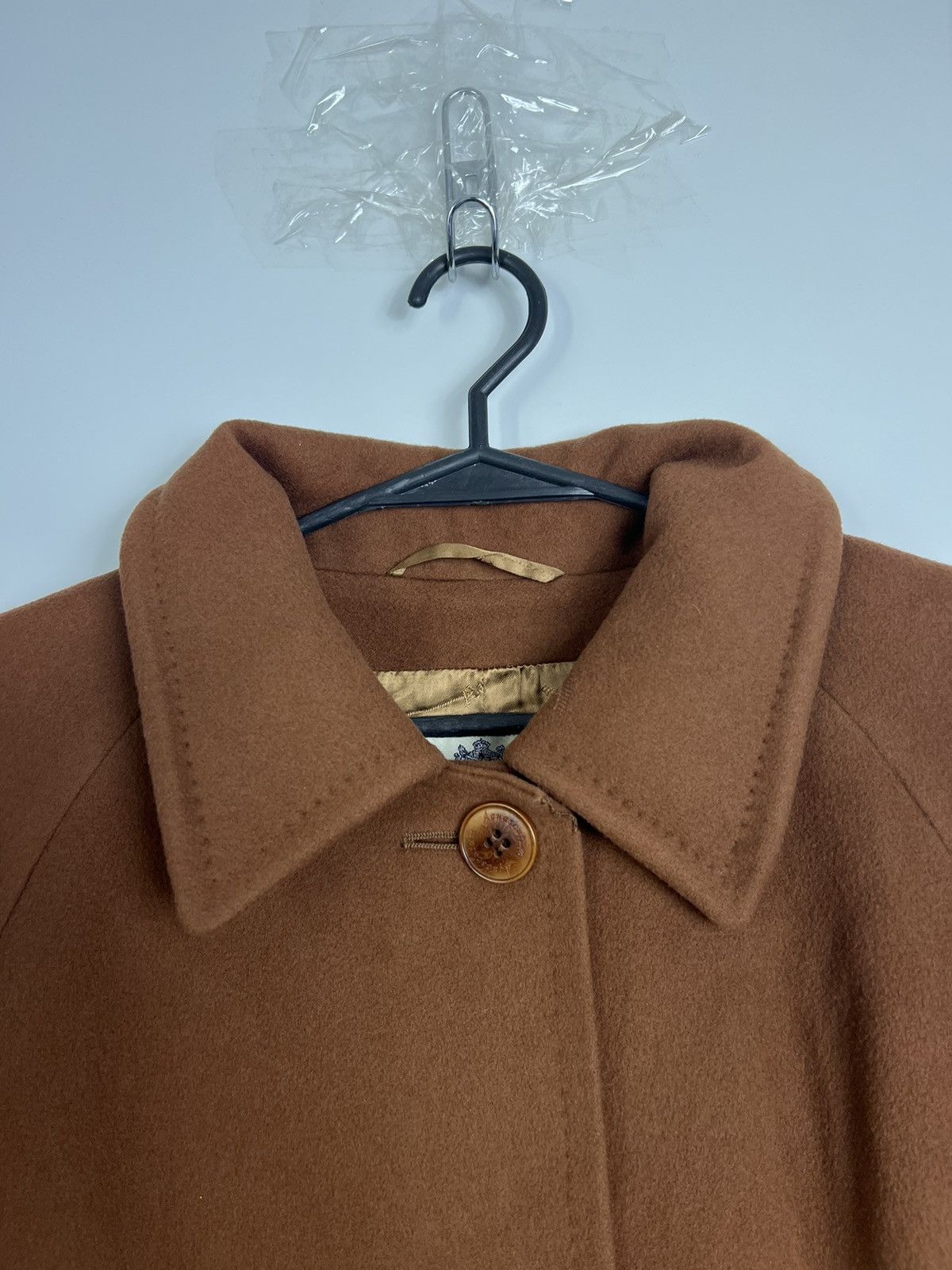 Aquascutum Coat Aquascutum cashmere & wool brown classic Size L / US 10 / IT 46 - 2 Thumbnail