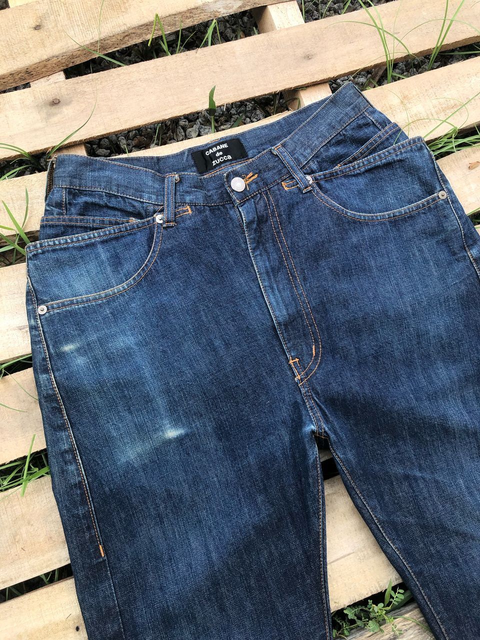 CABANE de ZUCCa × Japanese Brand × Zucca Cabane De Zucca by Issey Miyake Double Pocket Denim Jeans Size US 30 / EU 46 - 1 Thumbnail