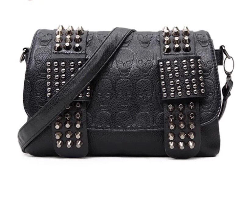 Cool Skull Rivets Shoulder Bags