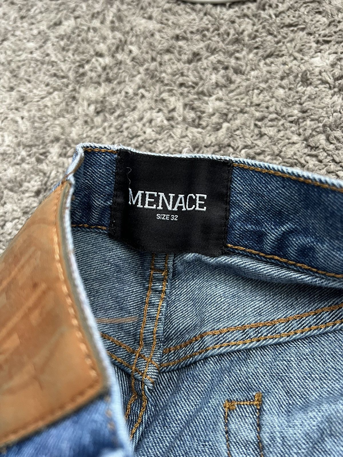 Menace Menace Blue Denim Size US 32 / EU 48 - 8 Thumbnail
