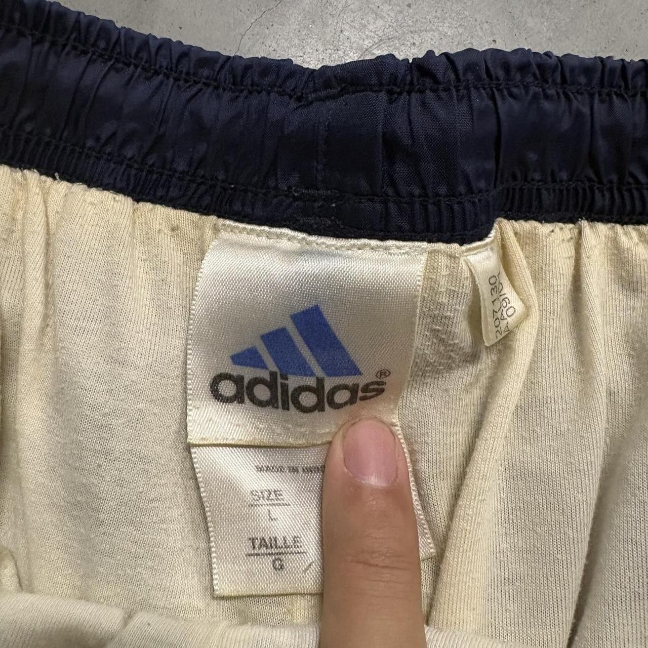 Adidas Crazy Vintage Y2K/2000s Baggy Navy Blue Adidas Trackpants! Size US 34 / EU 50 - 8 Thumbnail