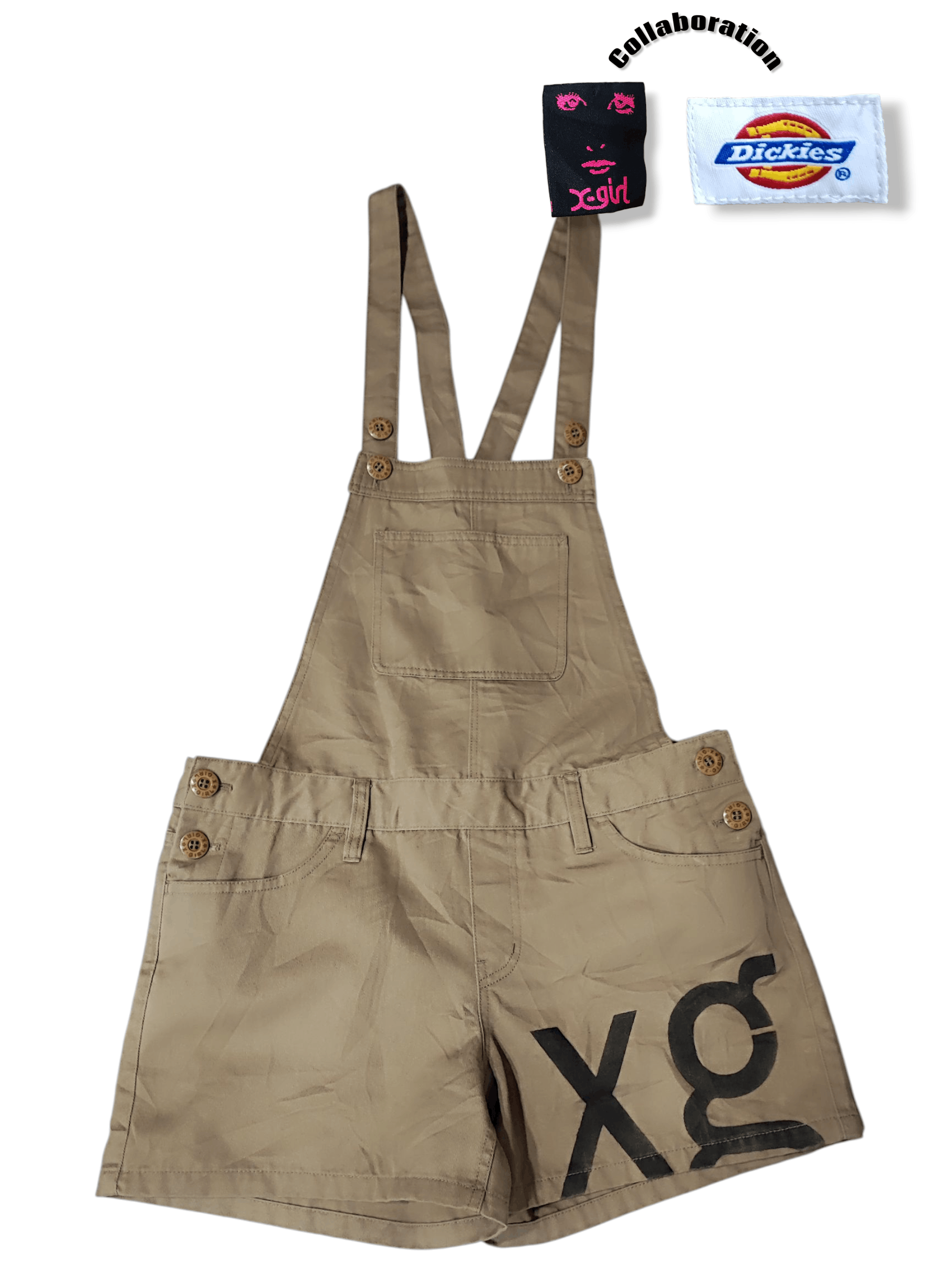 Girl Skateboards Dickies X girl Jumpsuit Short Size US 31 - 15 Thumbnail