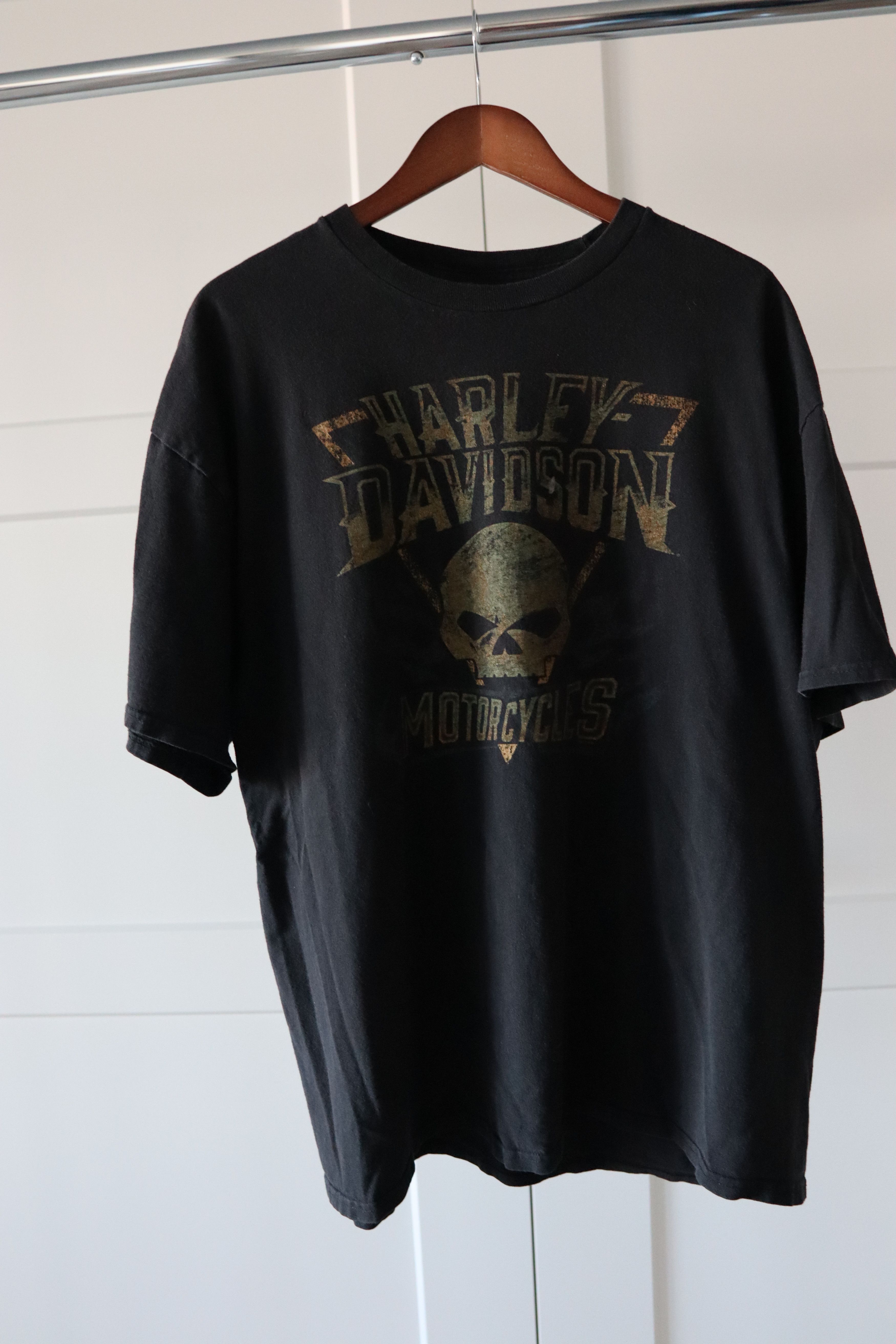 Harley Davidson Skull Tee Mt. Rainier Seattle