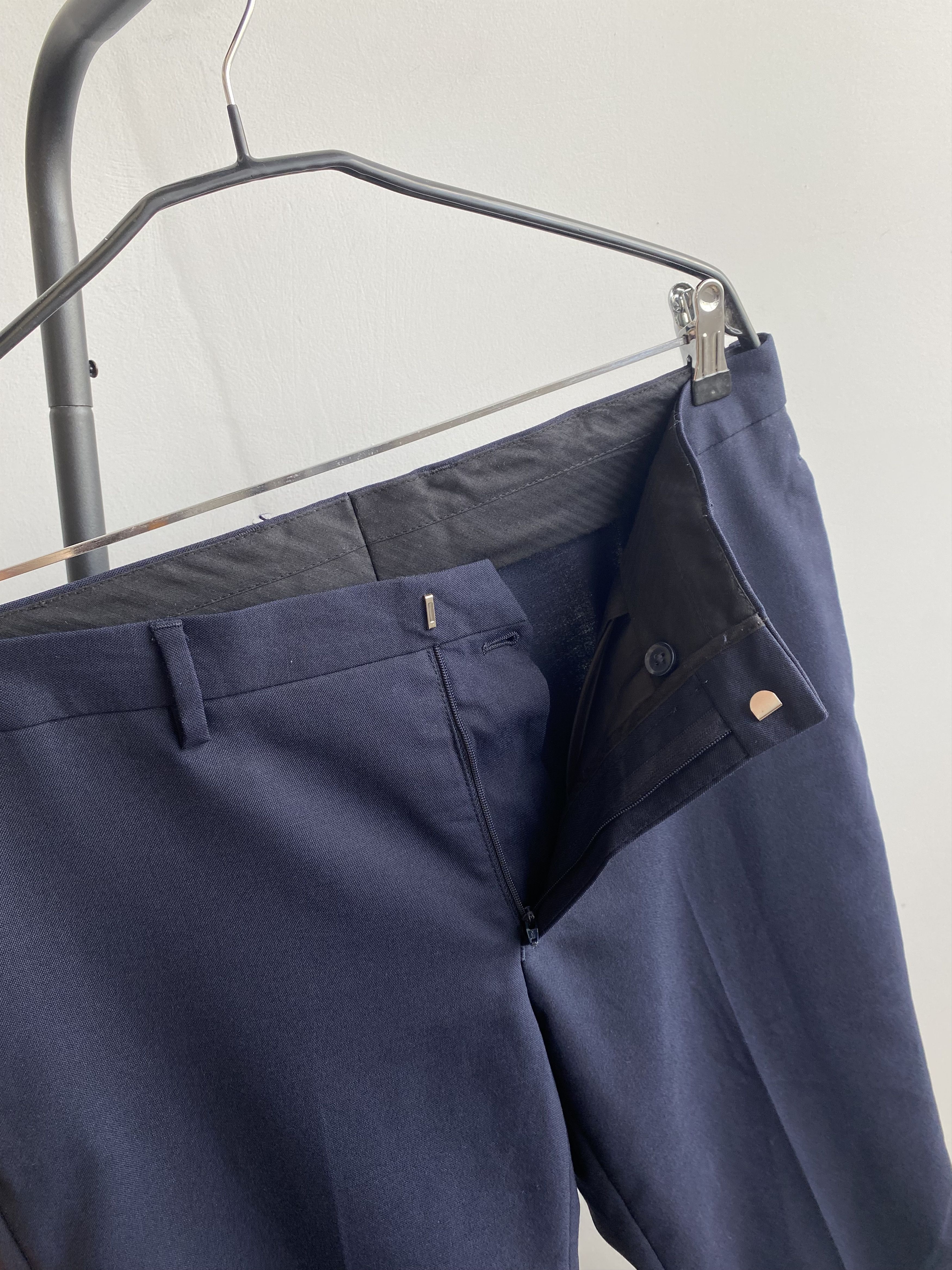 Dior DIOR Uniform Tailored Wool Classic Trousers Size 44S - 5 Thumbnail