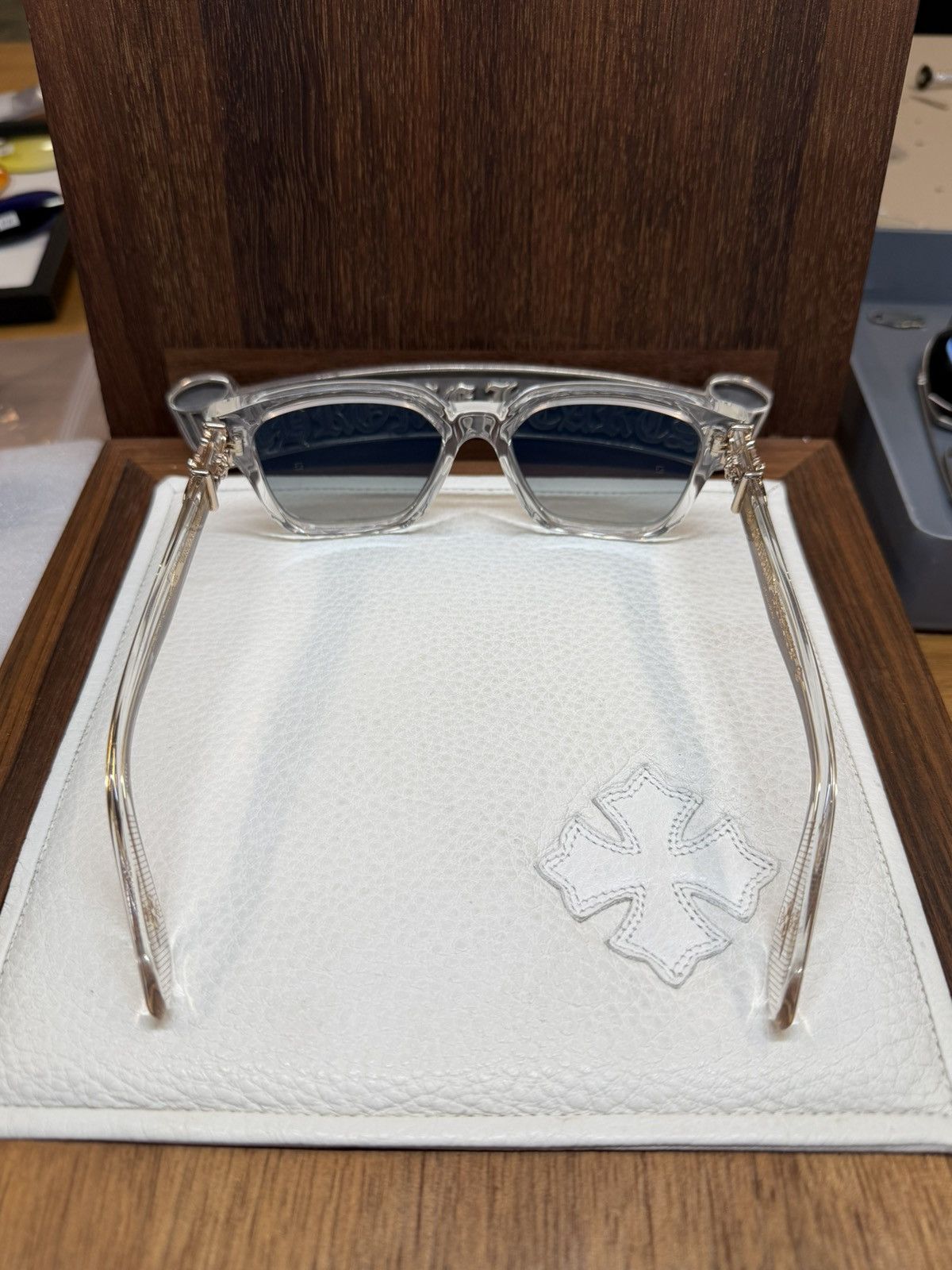 Chrome Hearts Chrome Hearts Vagillionaire II Glasses Size ONE SIZE - 8 Thumbnail