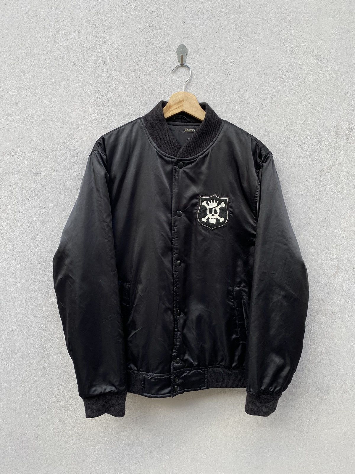 Stussy Stussy Sport Melton varsity jacket black | Grailed