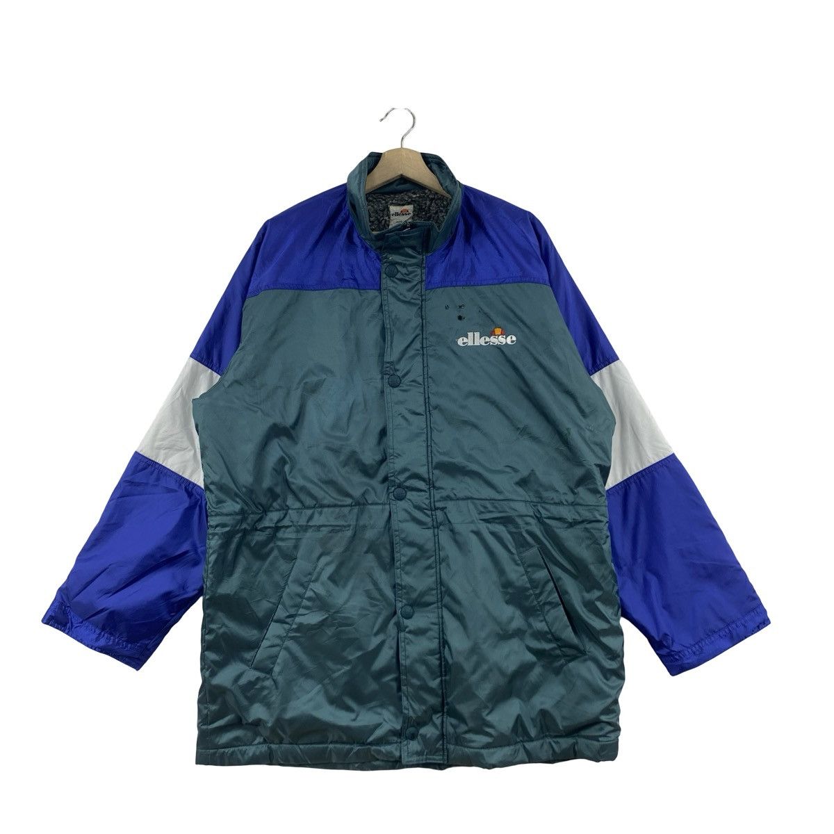 Ellesse Vintage ELLESSE Puffer Jacket Sherpa Winter Coat JASPO Retro Size US XXL / EU 58 / 5 - 1 Thumbnail
