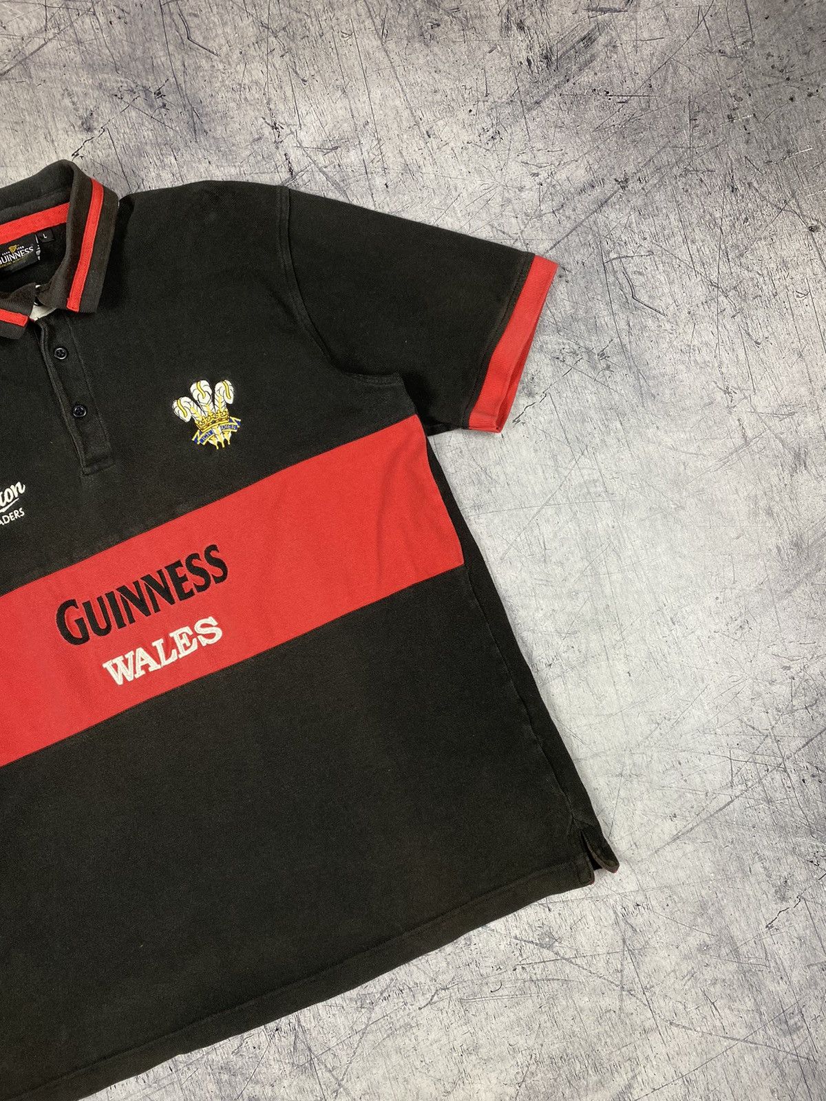 Cotton Traders × Vintage Vintage Cotton Guinness Traders Wales Union Rugby Jersey Size US L / EU 52-54 / 3 - 3 Thumbnail