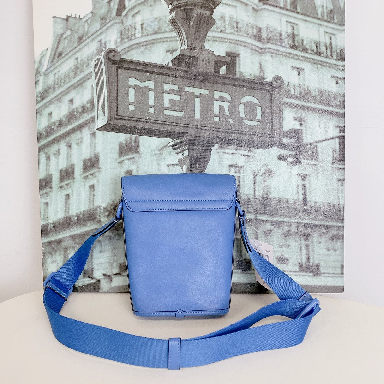 Coach Coach C5640 Track Small Flap Crossbody IN Racer Blue Size ONE SIZE - 4 Thumbnail