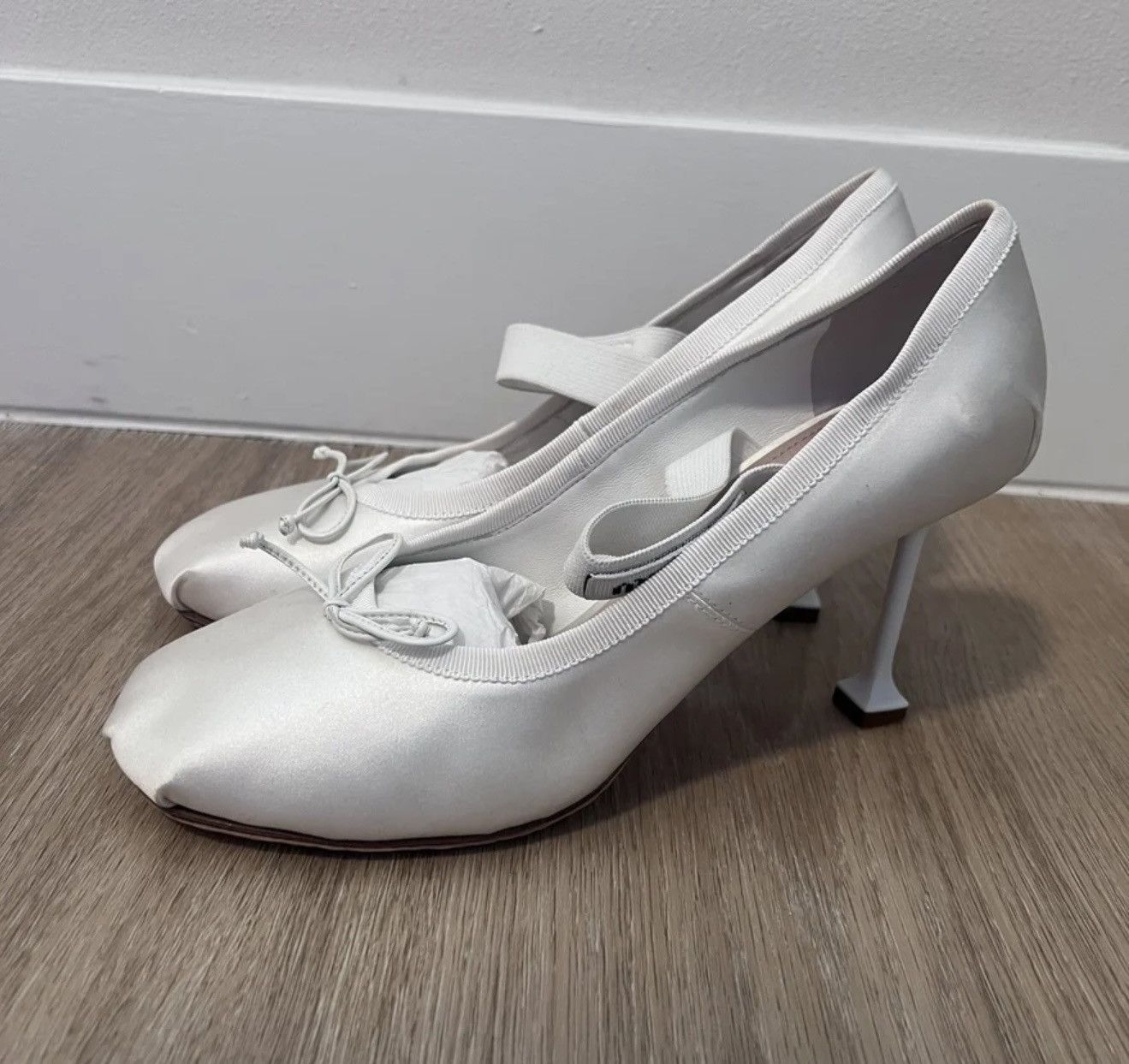 Miu Miu Miu Miu Ballerina Ballet Heels Size US 8 / IT 38 - 9 Thumbnail