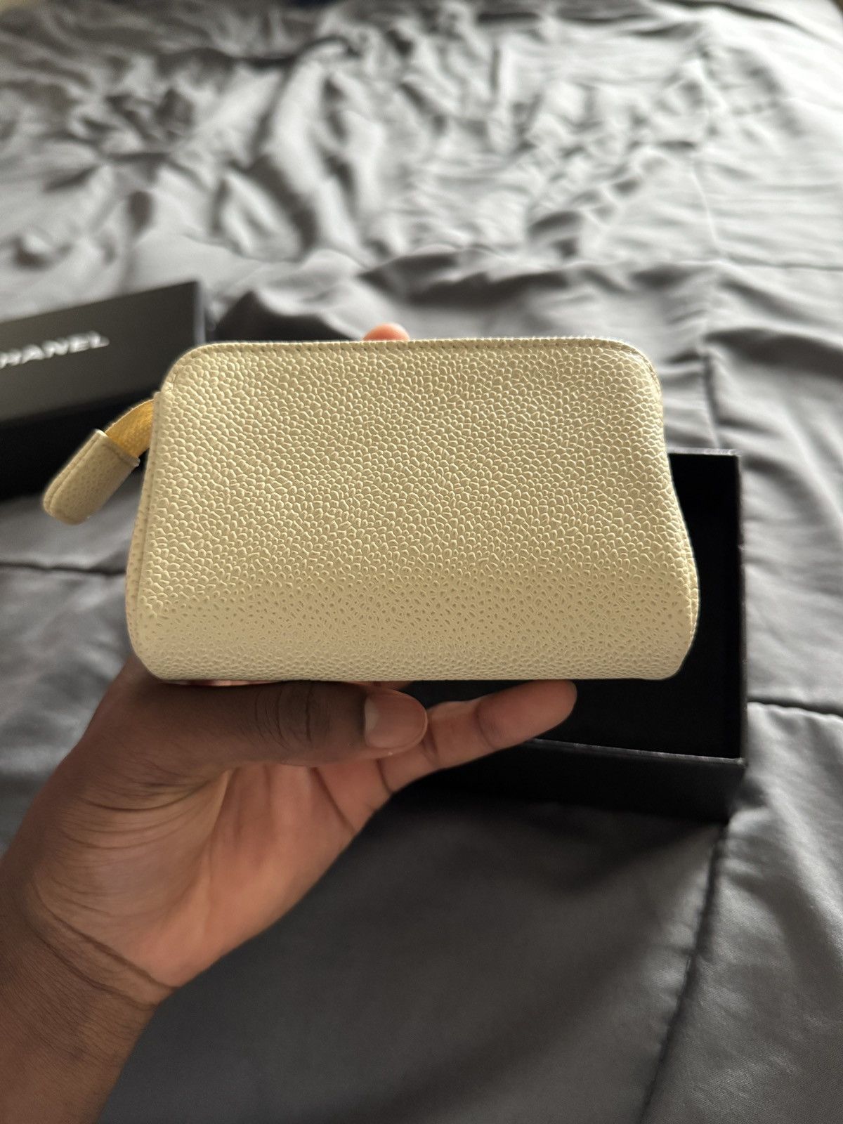 Chanel Chanel CC Logo Caviar Leather Zippered Wallet Size ONE SIZE - 6 Thumbnail