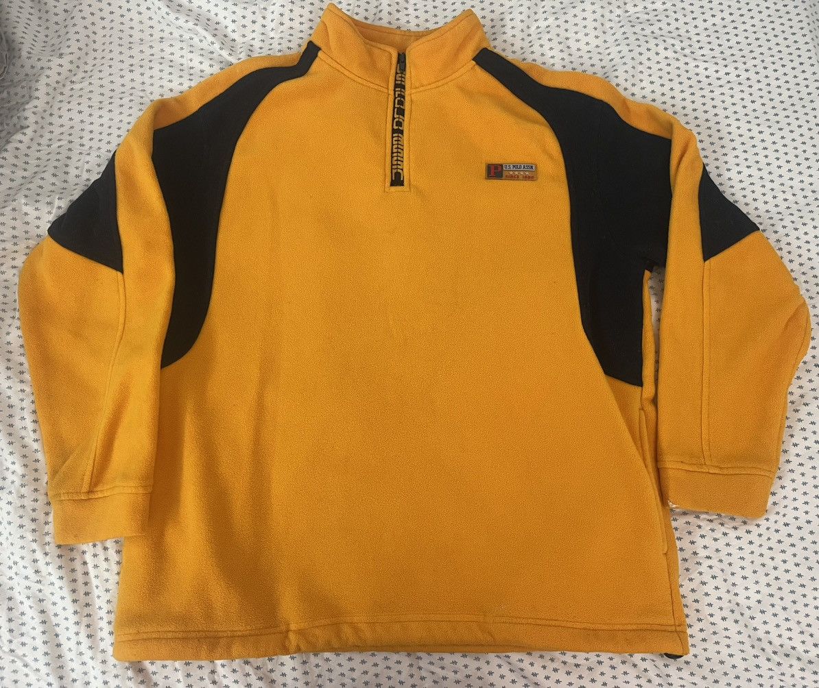 U.S. Polo Assn. Vtg US Polo Assn Fleece Pullover Sweatshirt Size Large Size US L / EU 52-54 / 3 - 1 Thumbnail