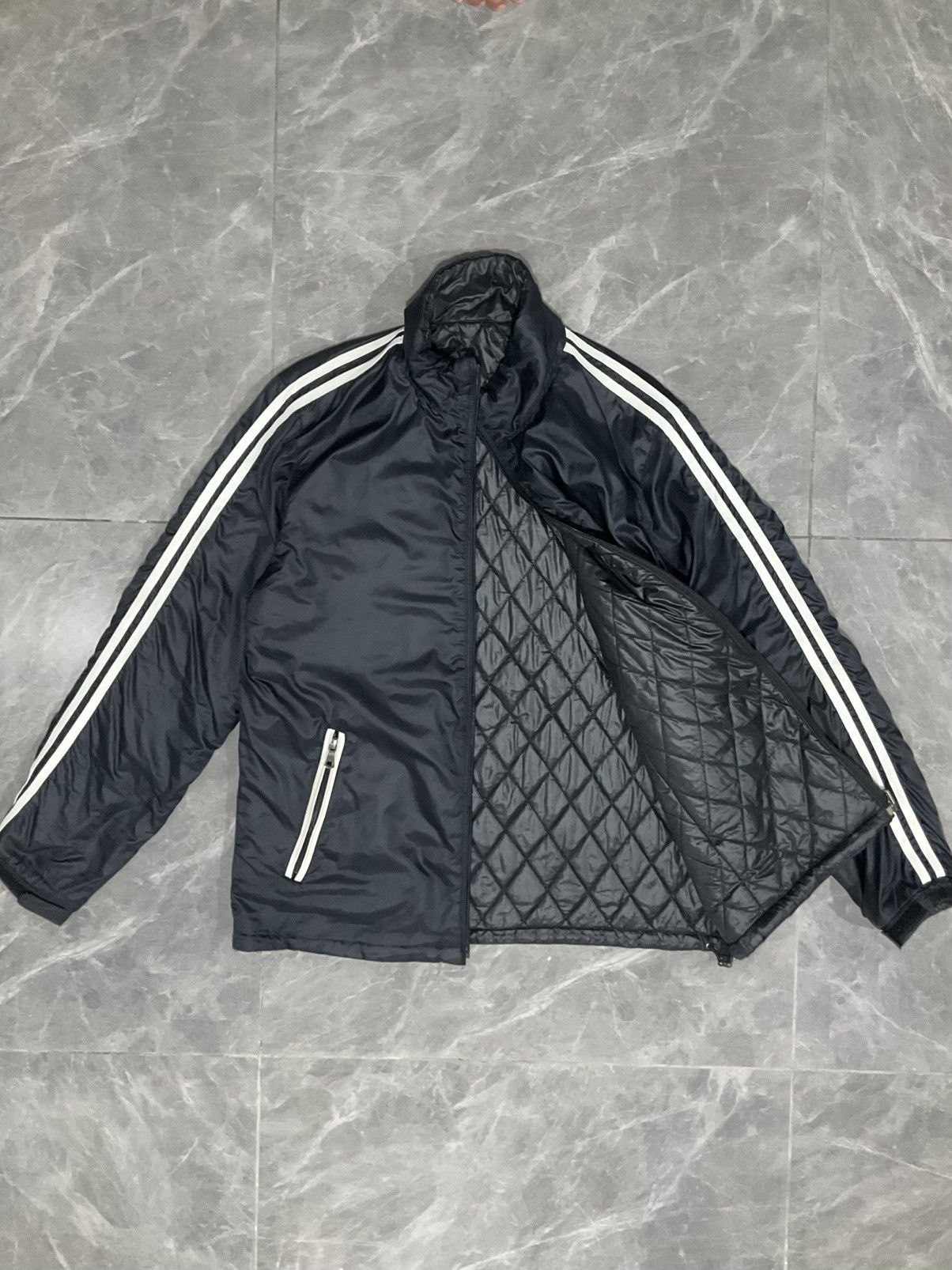 Designer × Uniqlo Jacket Nylon Zip Up 2 in 1 with 2 line Stripe Size US L / EU 52-54 / 3 - 2 Thumbnail