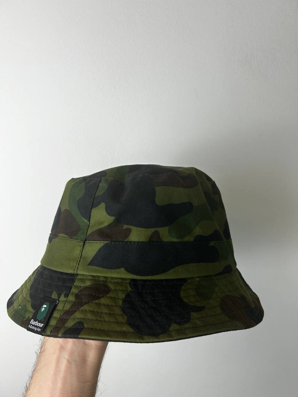 Bape × Barbour Barbour X A bathing Ape Camo Bape Bucket Hat size M Size ONE SIZE - 3 Thumbnail