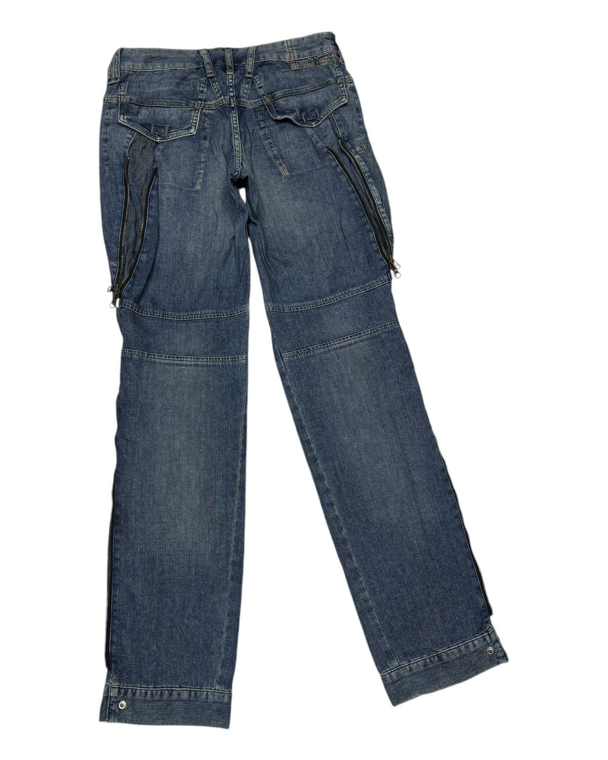 Marithe + Francois Girbaud 🔥MFG ZIPPER BONDAGE JEANS PPFM PUNK STYLE Size US 30 / EU 46 - 7 Thumbnail