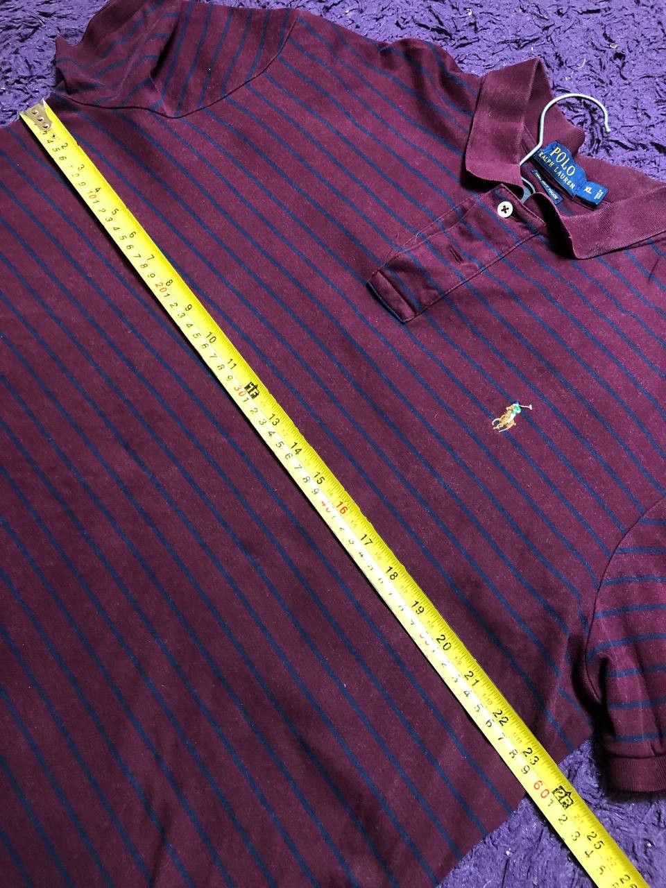 Polo Ralph Lauren Polo Ralph Lauren Striped Soft Touch Polo Size XL Size US XL / EU 56 / 4 - 11 Thumbnail