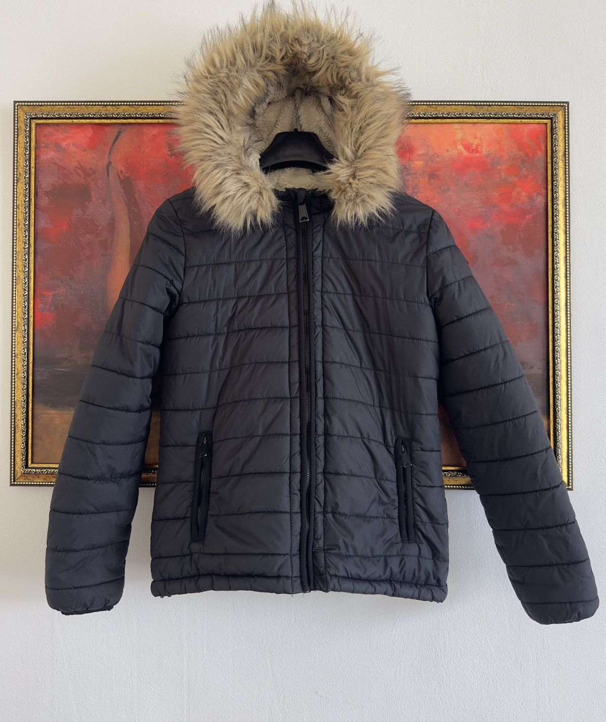 Schott Mens Rocky 2 Quilted Hooded Long Sleeve Jacket by Schott NYC Size US M / EU 48-50 / 2 - 10 Thumbnail