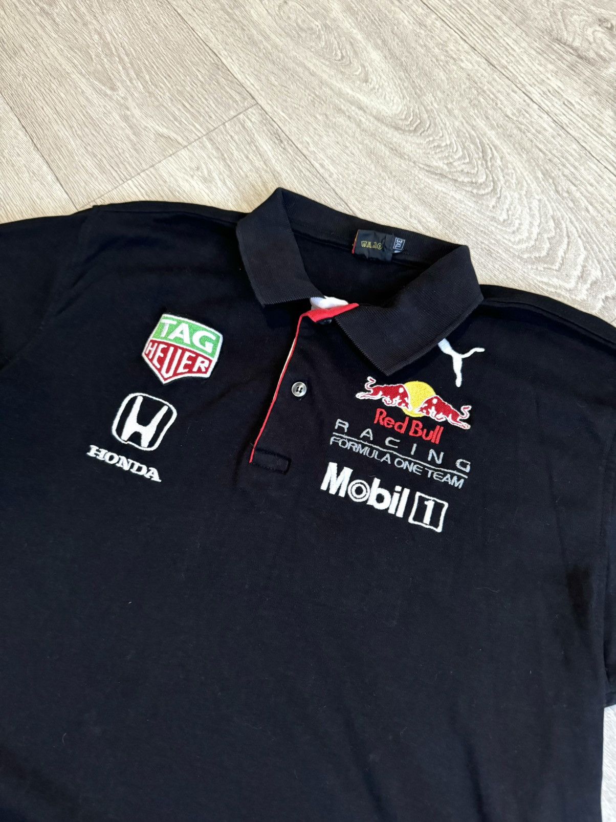 Honda × Vintage 🔷Vintage Red Bull Puma Honda Racing Polo T-shirt🔷 Size US XXL / EU 58 / 5 - 3 Thumbnail