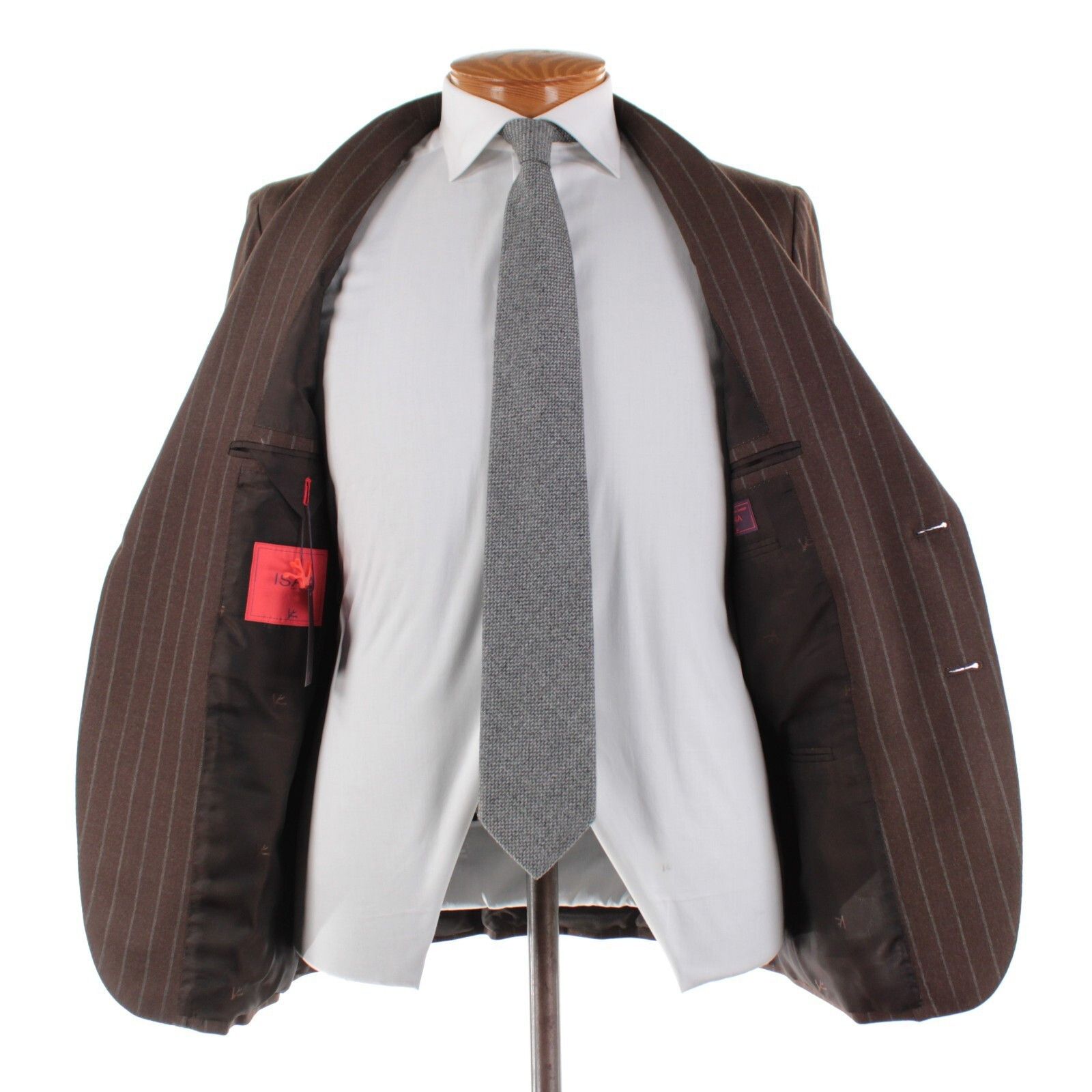 Isaia isaia Suit Size US 38 Regular in Brown Size 38R - 8 Thumbnail