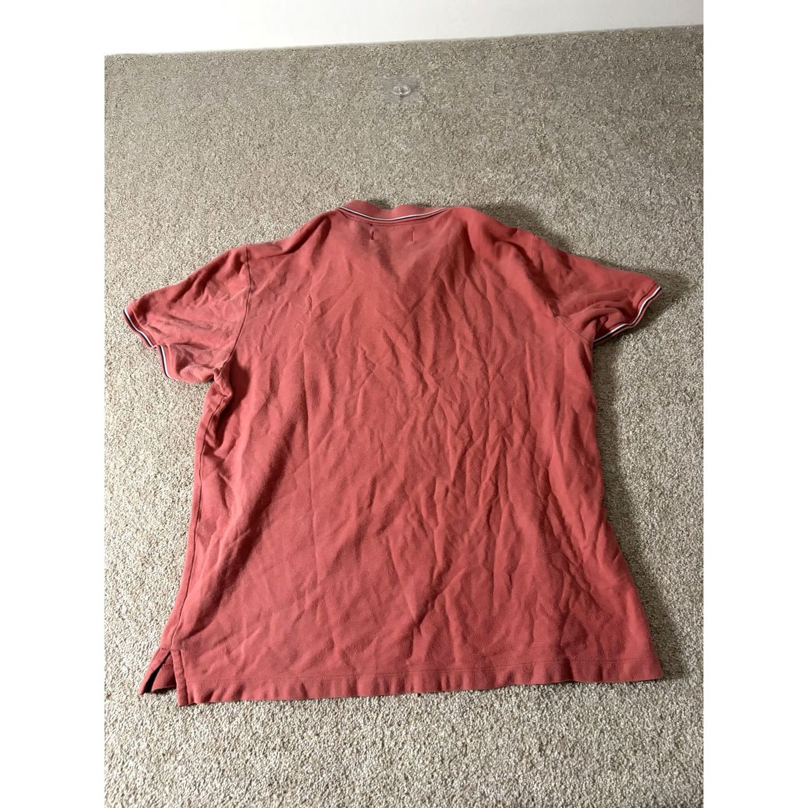 Original Penguin Original Penguin Polo Shirt Mens Large Pink Short Sleeve Cotton Embroidered Logo Size US L / EU 52-54 / 3 - 8 Thumbnail