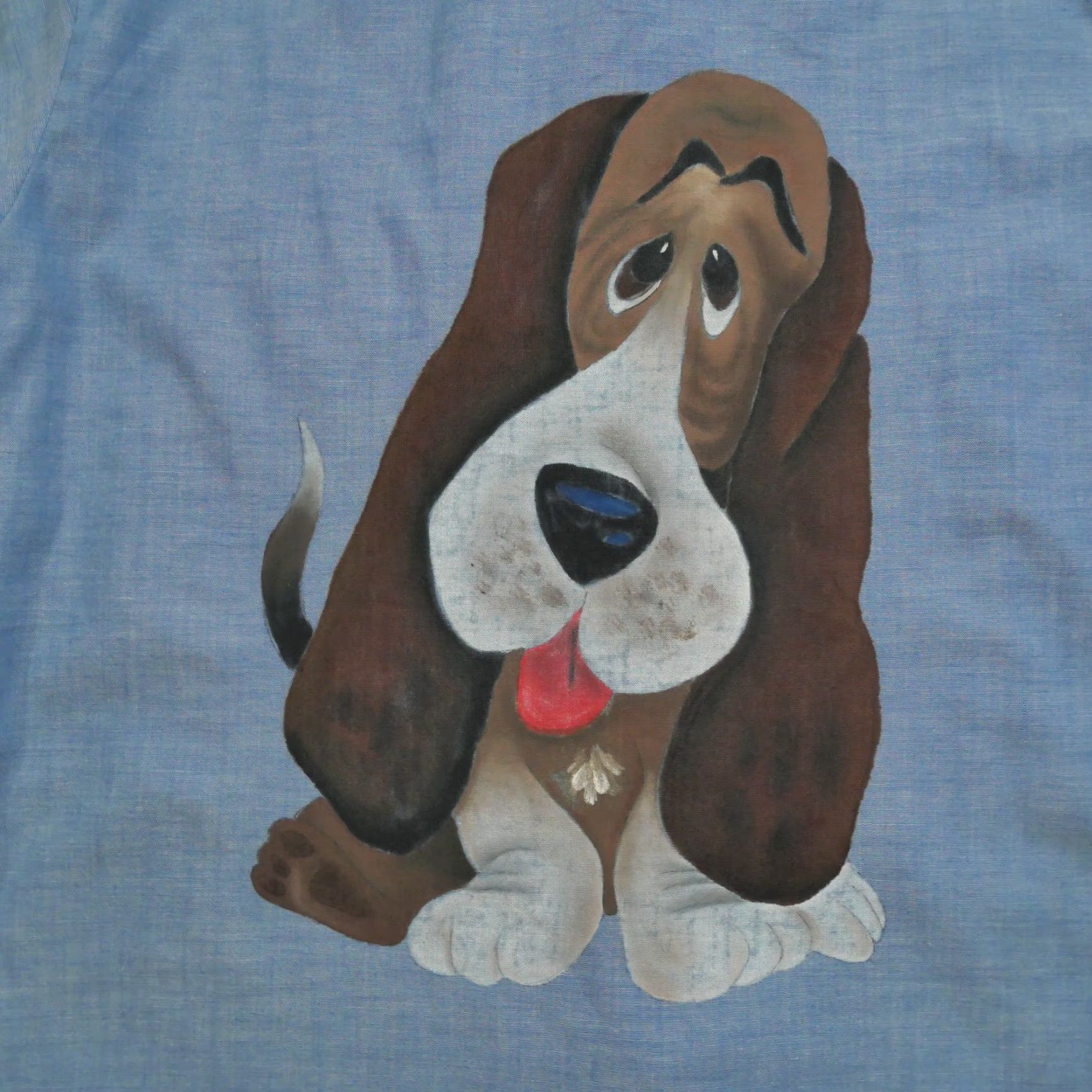 Vintage VINTAGE Big Mac Shirt Mens XL Blue Chambray Button Up Dog Puppy Art 70s Size US XL / EU 56 / 4 - 7 Thumbnail