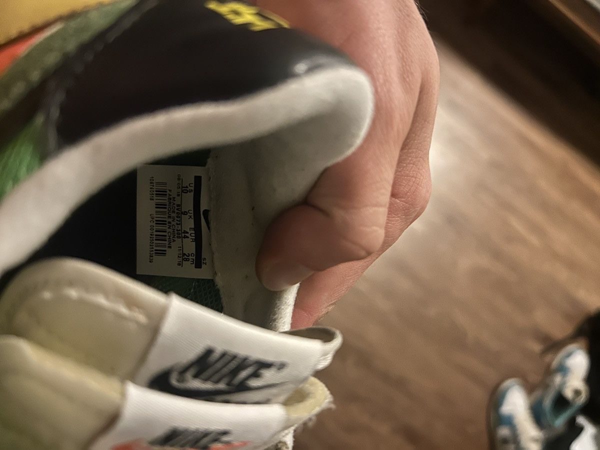 Nike × Sacai Nike Sacai LDV Waffle Green Gusto Size US 10 / EU 43 - 6 Thumbnail