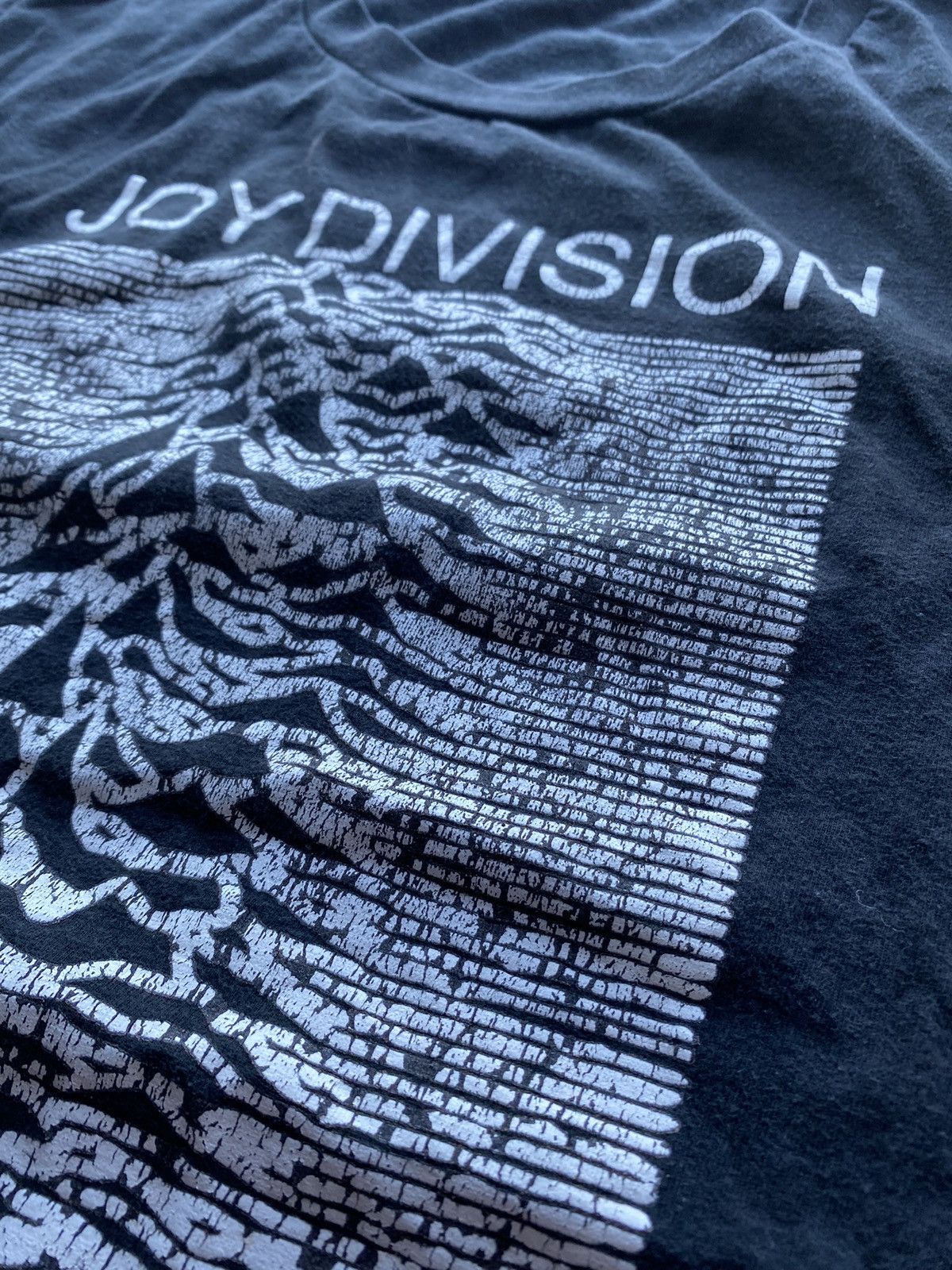 Band Tees × Vintage Vntg 00s Joy Division Unknown Pleasures T Shirt Black Mens M Size US M / EU 48-50 / 2 - 3 Thumbnail