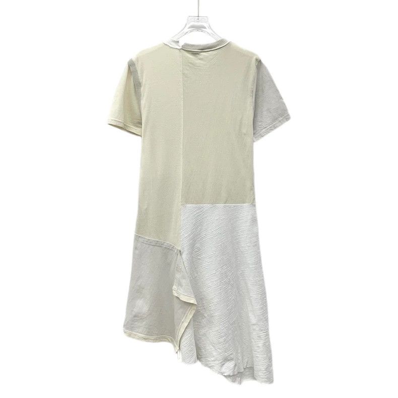 Loewe Loewe Patchwork logo embroidered cotton round neck short s Size S / US 4 / IT 40 - 2 Thumbnail