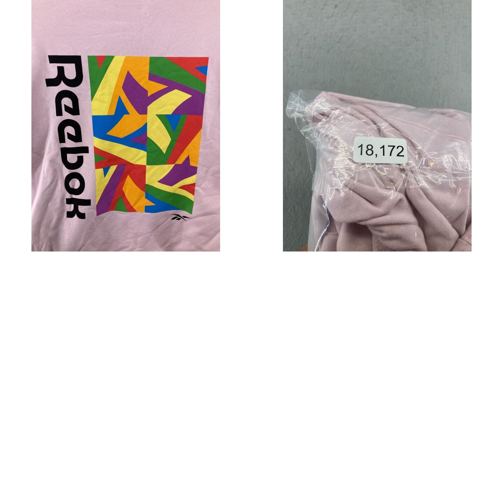 Reebok Reebok Hoodie Womens Large Pink Pride Flag NWT Size L / US 10 / IT 46 - 10 Thumbnail