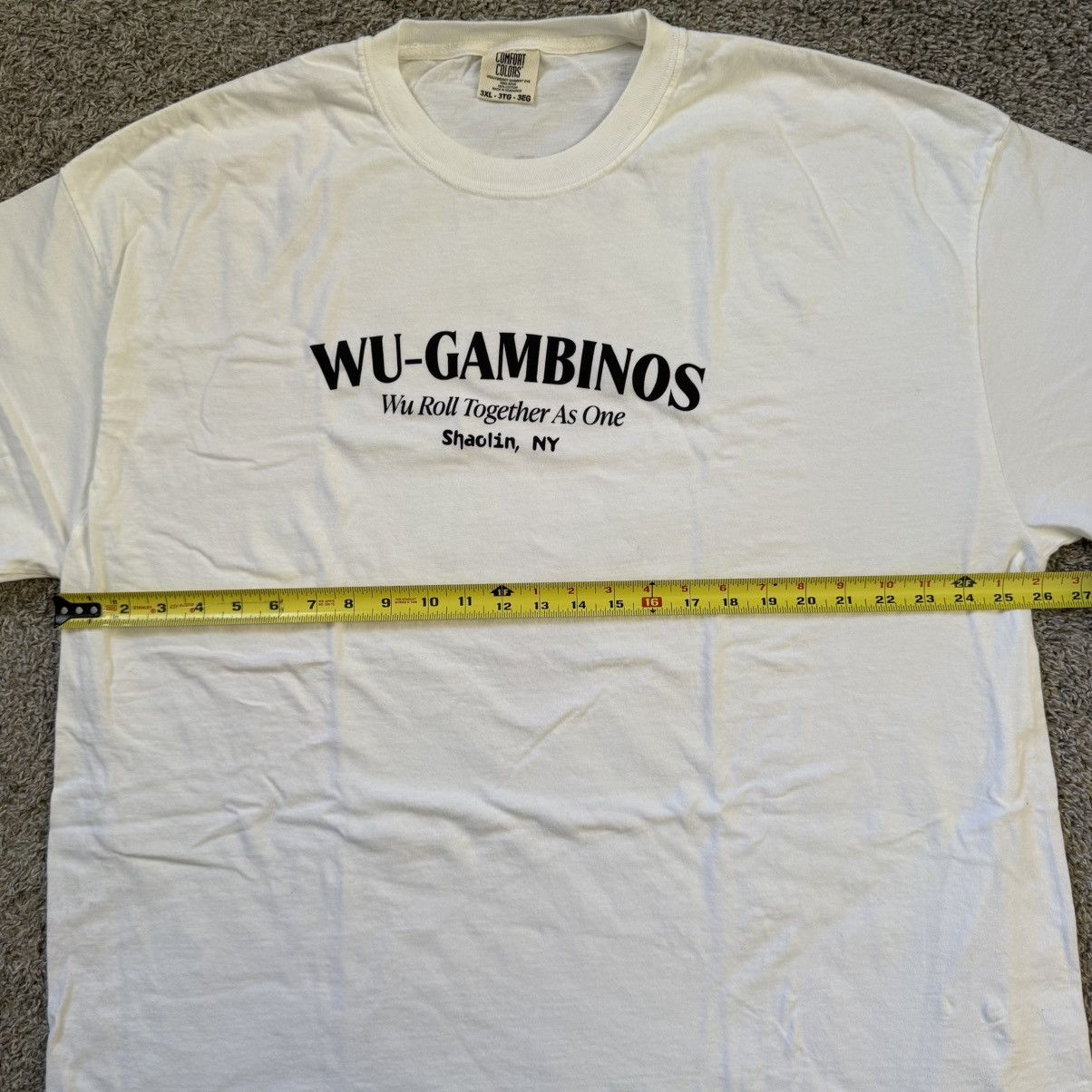 Wu-Tang Clan 🔴Wu-Tang Shirt Size 3XL Raekwon Wu Gambinos Authentic Gza Size US XXL / EU 58 / 5 - 7 Thumbnail