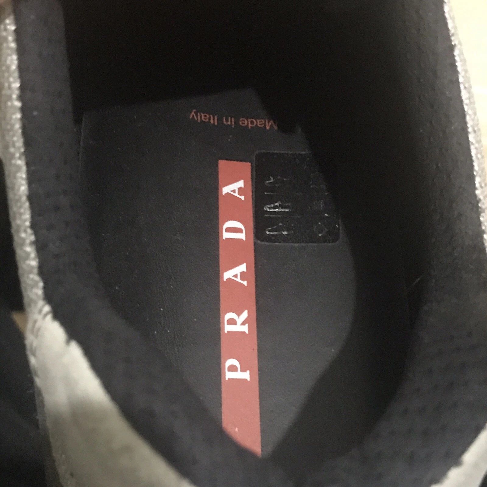 Prada Prada America's Cup Sneakers Leather Suede Low Top Mens GRAY Size US 9 / EU 42 - 7 Thumbnail
