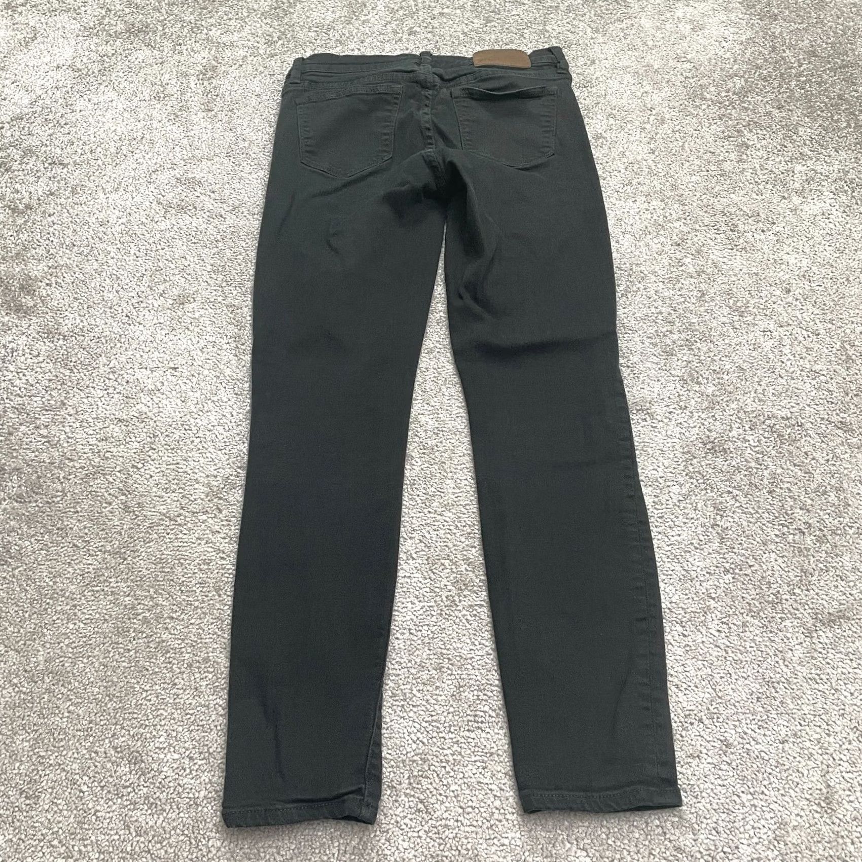 J.Crew J.CREW Jeans Womens Black Skinny Toothpick Stretch Casual 26 Low Rise 26x26 Denim Size 26" / US 2 / IT 38 - 2 Thumbnail