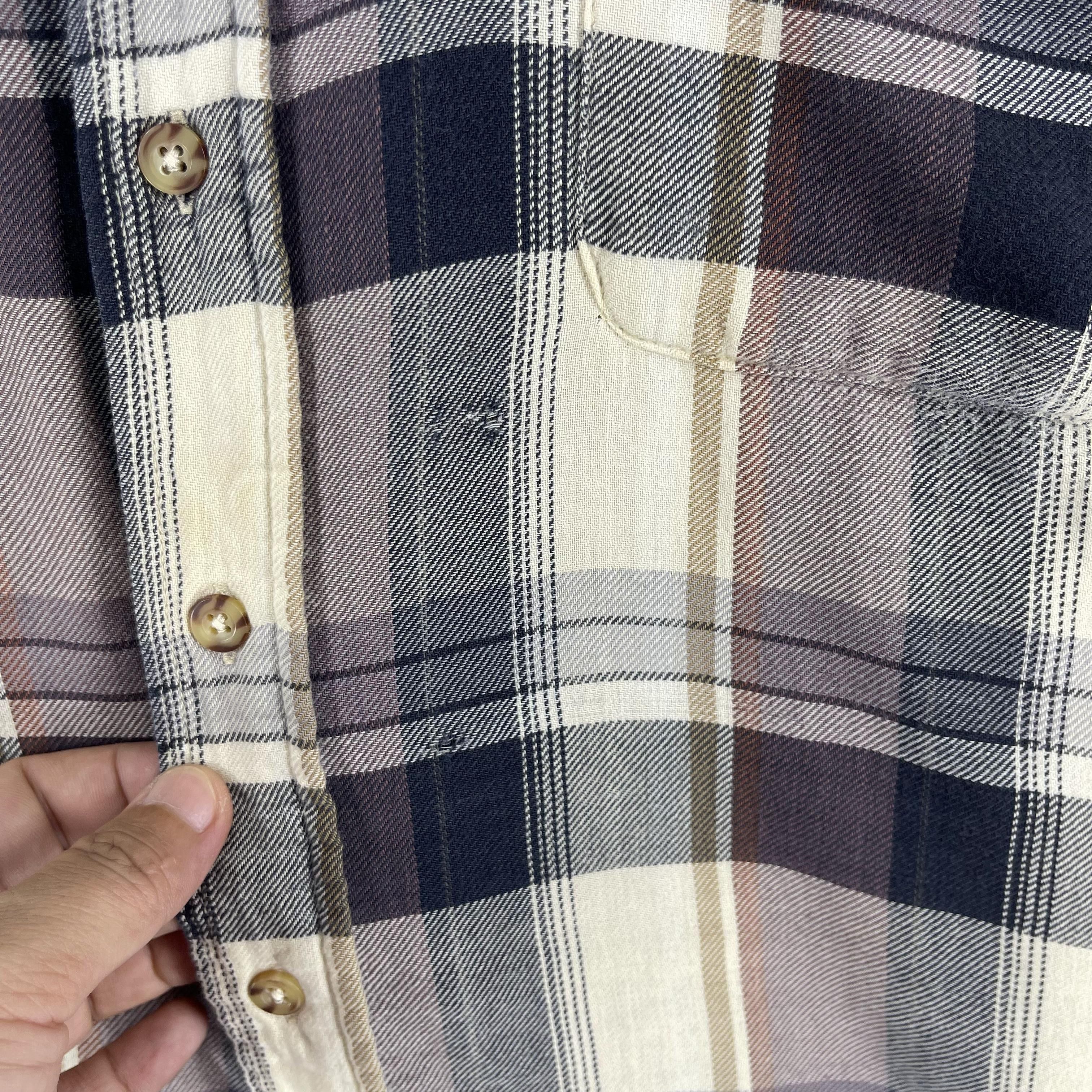 Flannel Vintage Plaid Checkered Tartan Multi Flannel Button Up Size US M / EU 48-50 / 2 - 4 Thumbnail