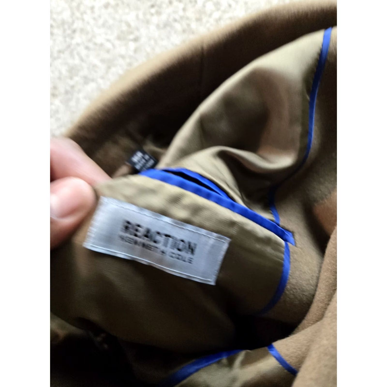 Kenneth Cole VINTAGE Kenneth Cole Reaction Overcoat Mens 36R Brown Stretch 3 Button Pockets NWT Size US XXS / EU 40 - 6 Thumbnail