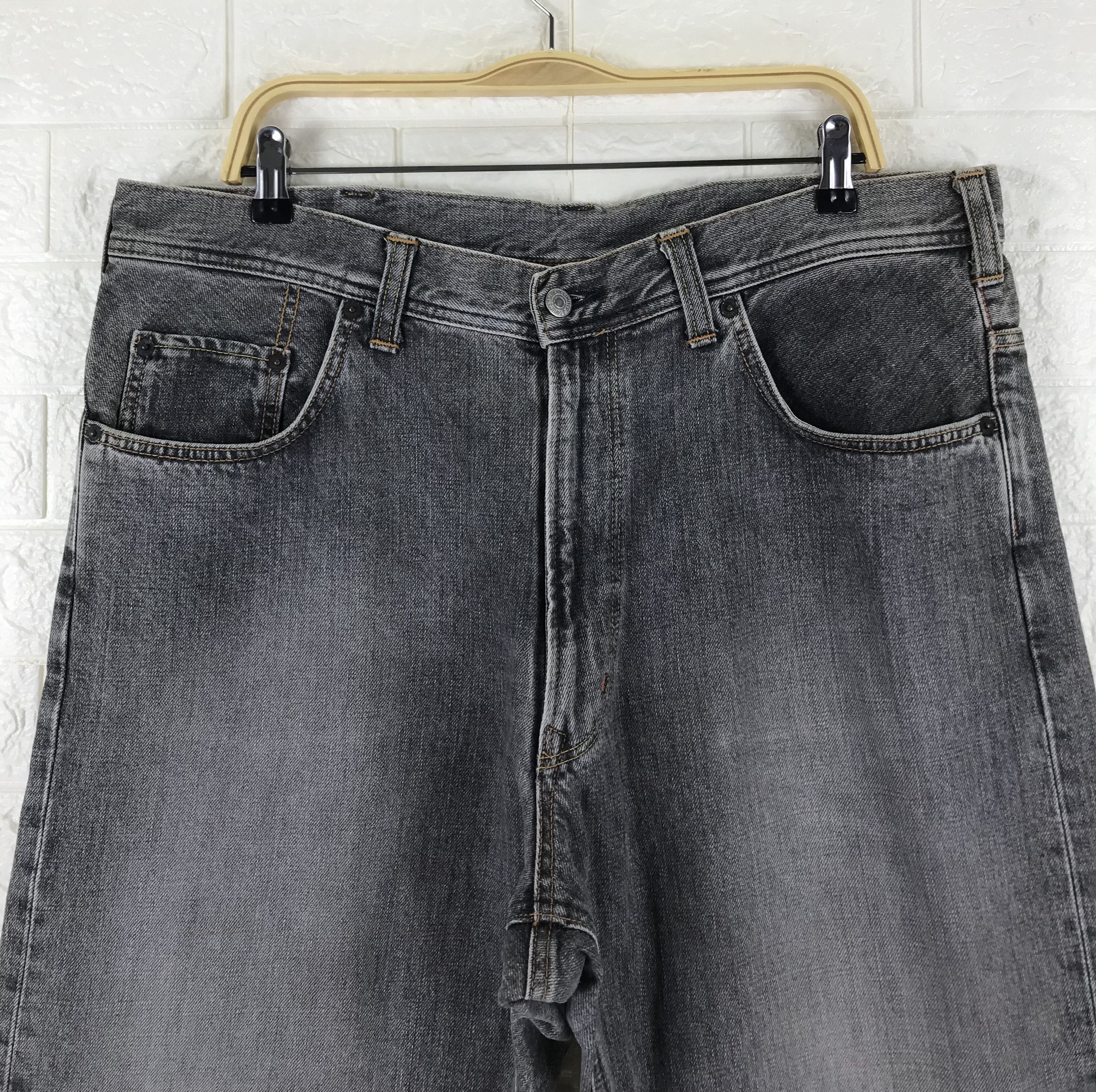 Edwin Vintage Edwin Extra Baggy Faded Black Jeans Size US 38 / EU 54 - 2 Thumbnail